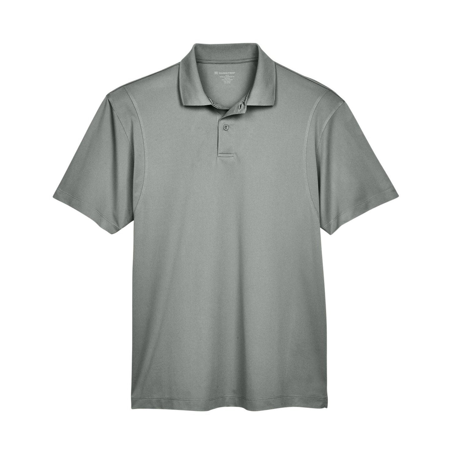 Black Polo Shirt - Harriton - Moisture-Wicking Quality