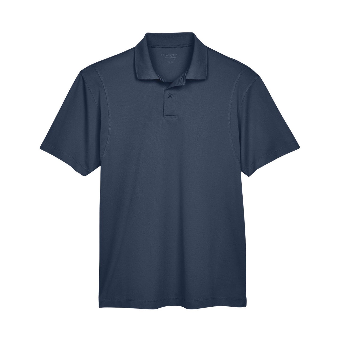 Black Polo Shirt - Harriton - Moisture-Wicking Quality