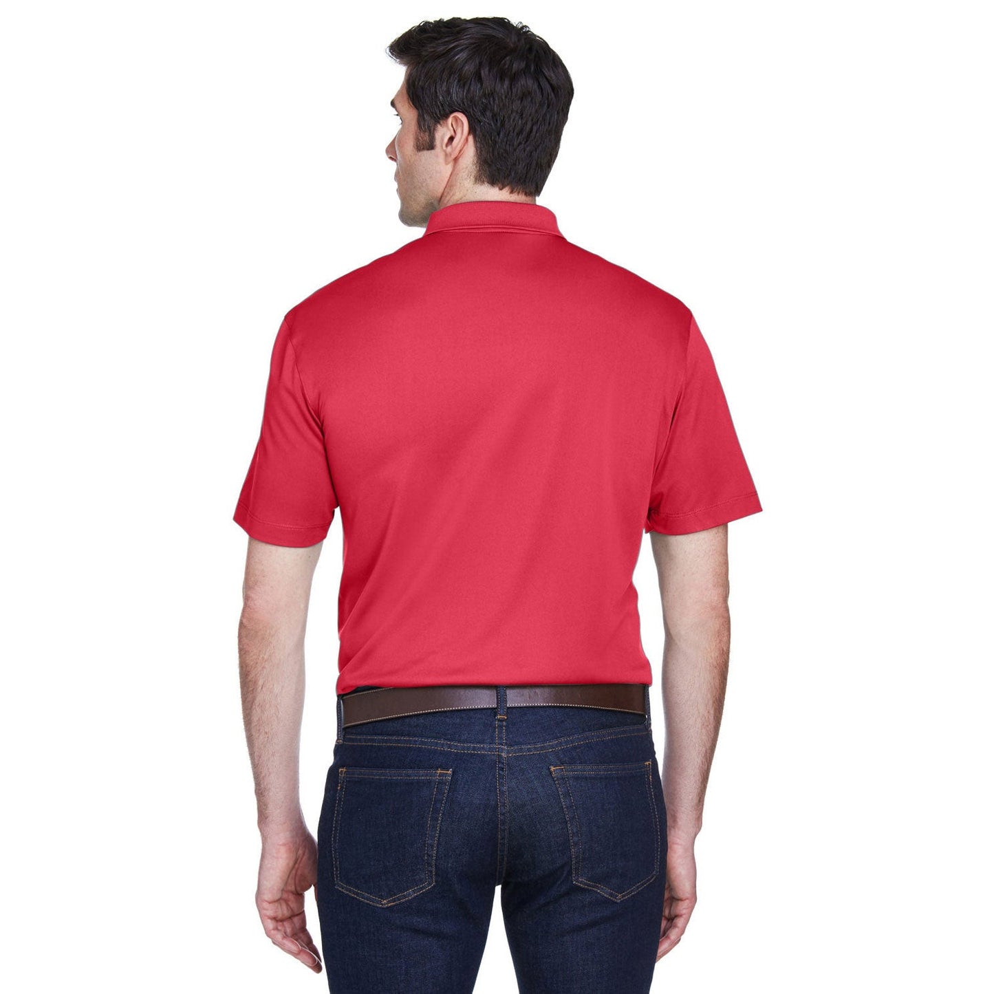 Black Polo Shirt - Harriton - Moisture-Wicking Quality