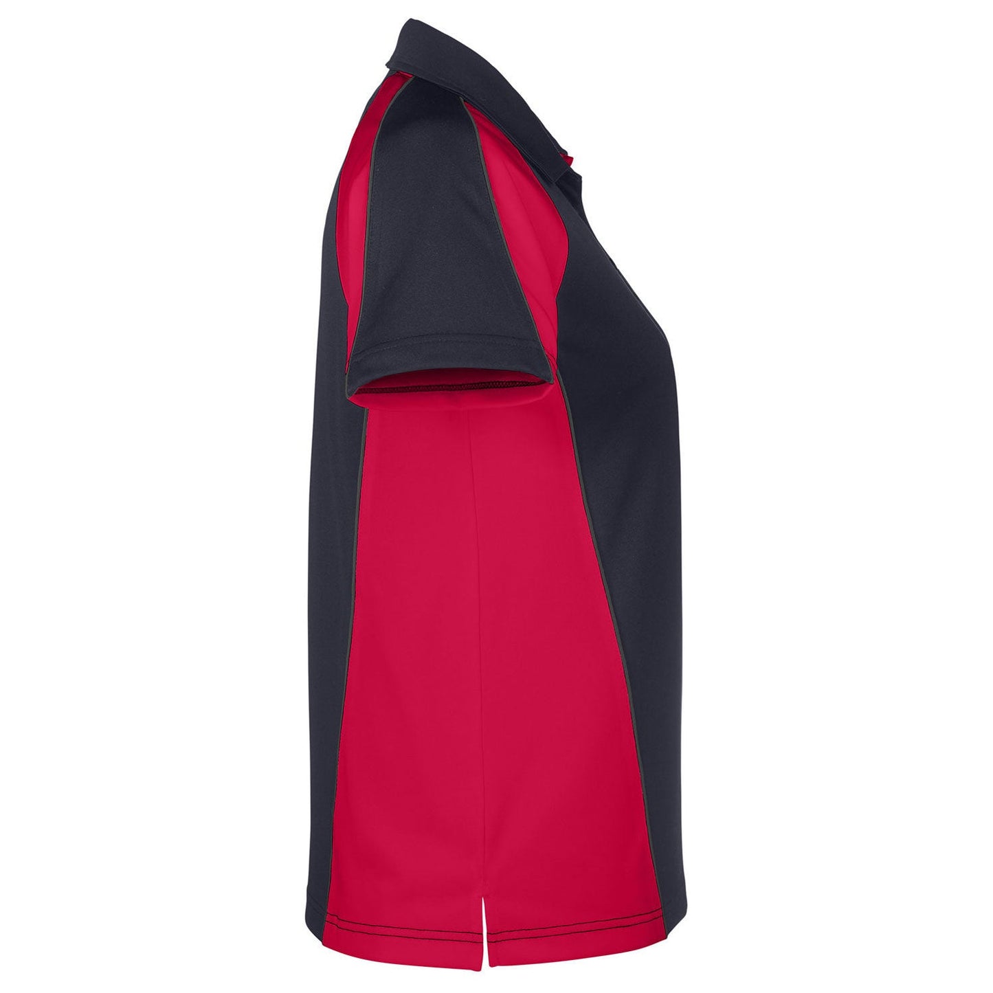 Black/Red/Dark Charcoal Polo - Harriton - Stylish Fit