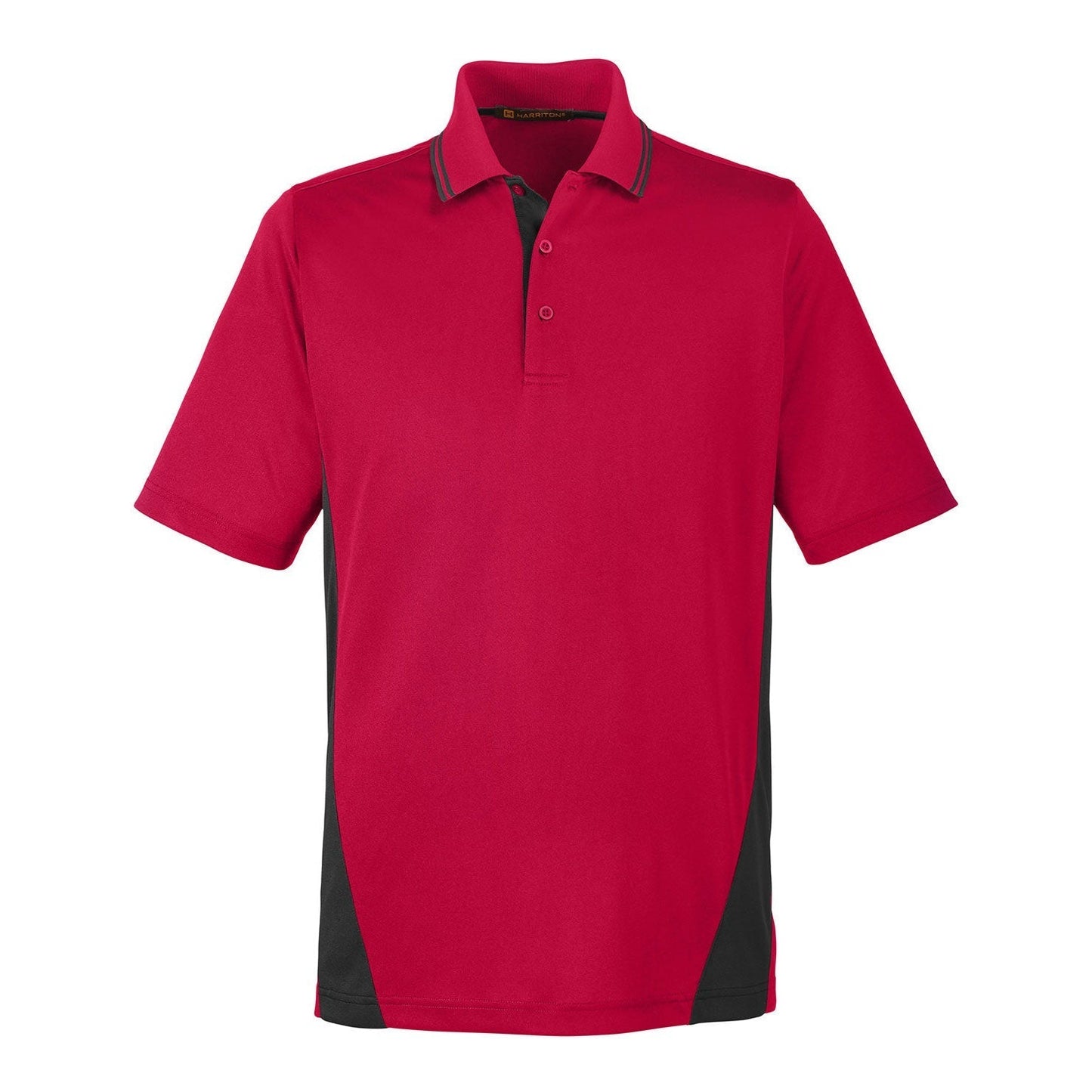 Black Charcoal Polo Shirt - Harriton - Durable Fabric