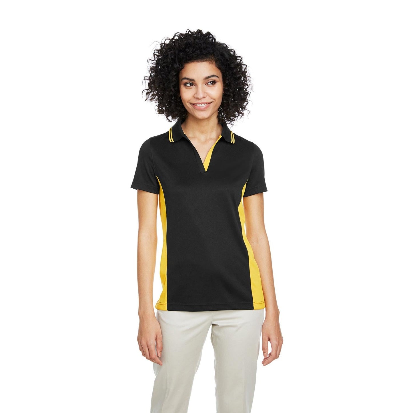 Black Charcoal Polo Shirt - Harriton - Snag Protection Plus