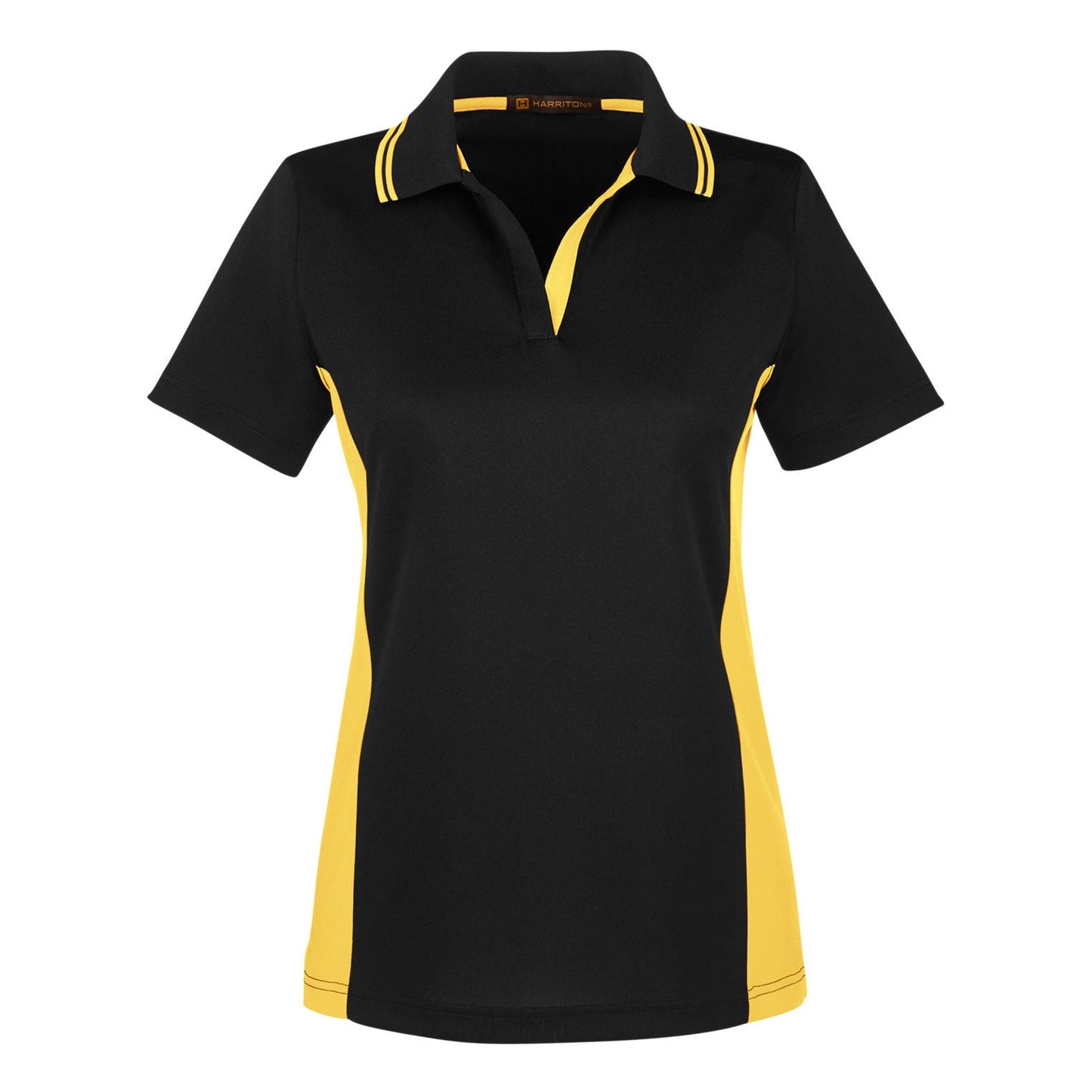 Black Charcoal Polo Shirt - Harriton - Snag Protection Plus