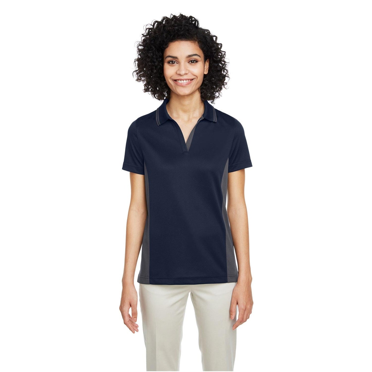 Black Charcoal Polo Shirt - Harriton - Snag Protection Plus