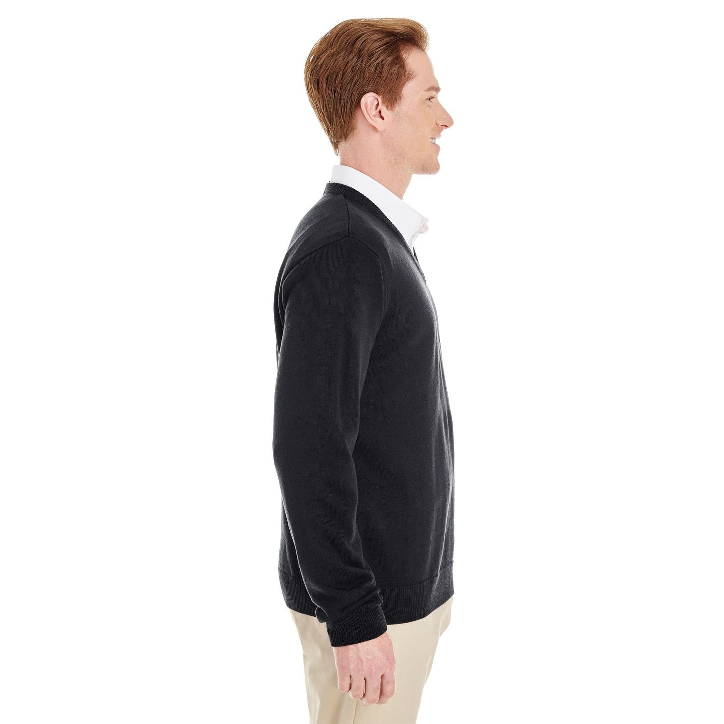 Black Sweaters - Harriton - Durable Acrylic Knit