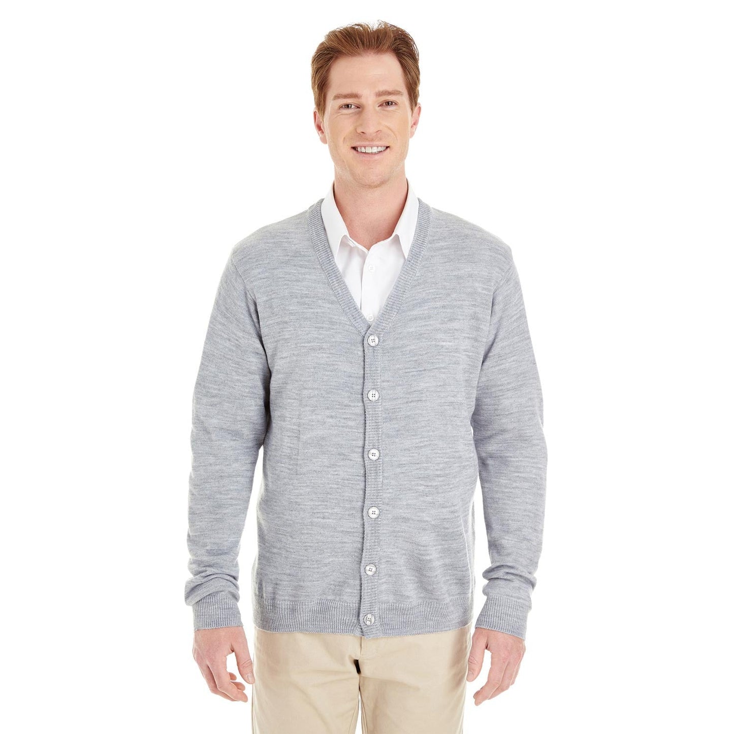 Black Cardigans - Harriton - V-Neck Button Style