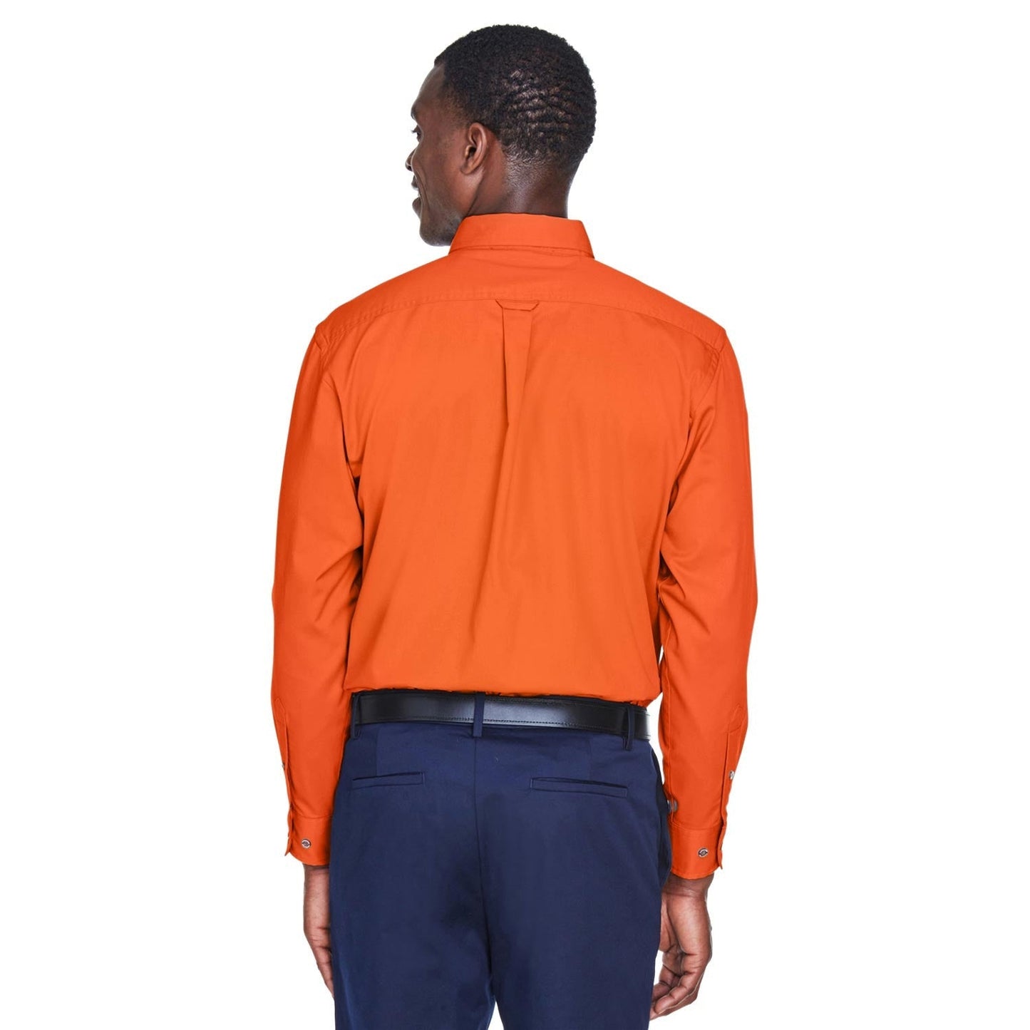 Black Button Up Shirts - Harriton - Easy Blend Twill