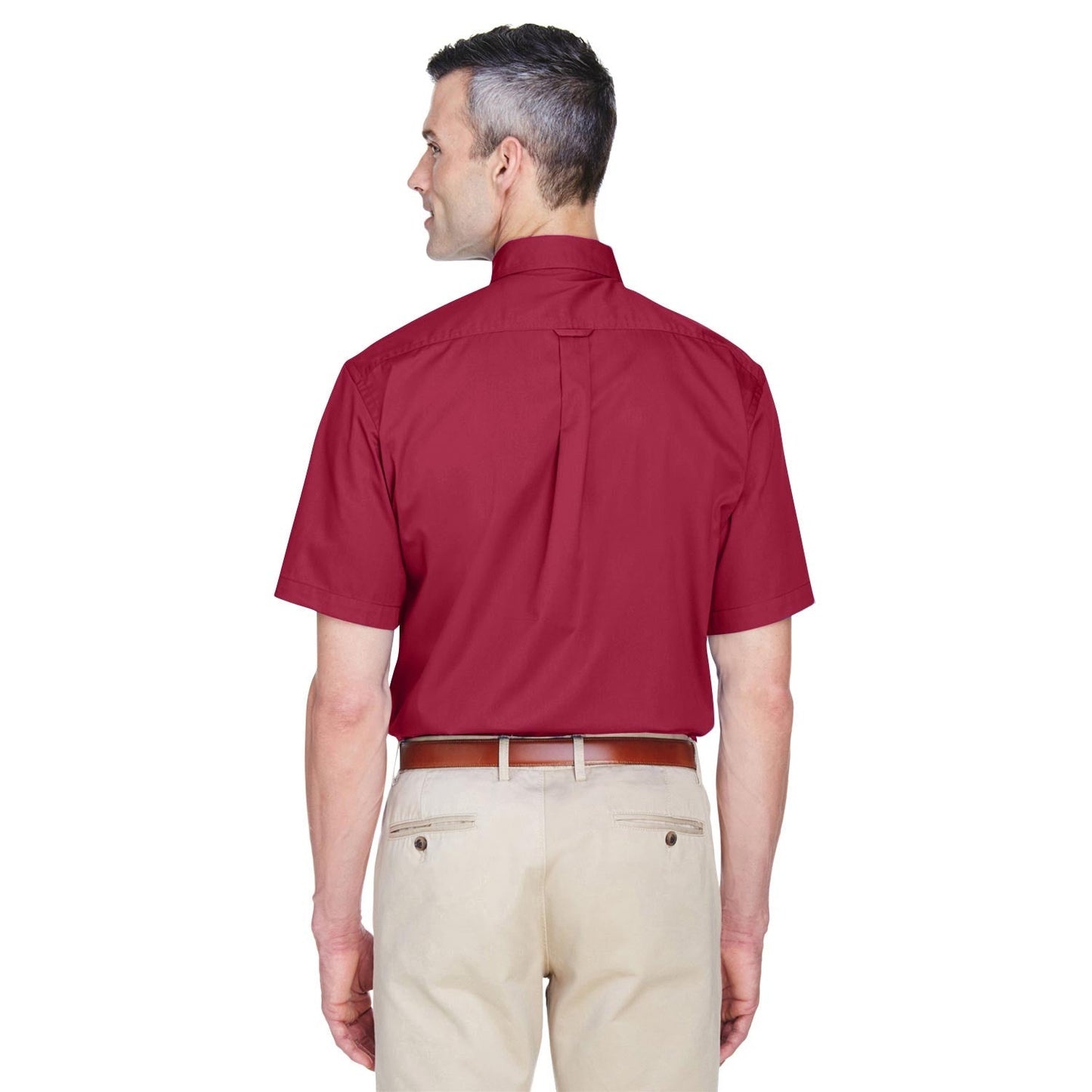 Black Button Up Shirt - Harriton - Easy Blend Twill