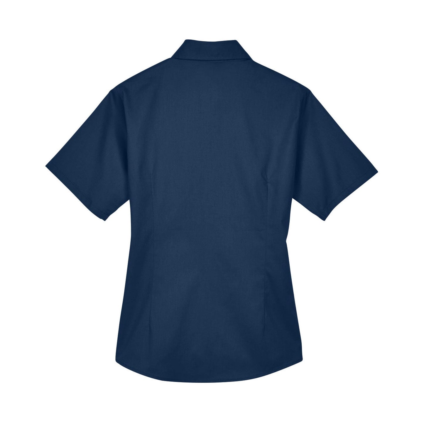 Black Button Up Shirt - Harriton - Short Sleeve Twill