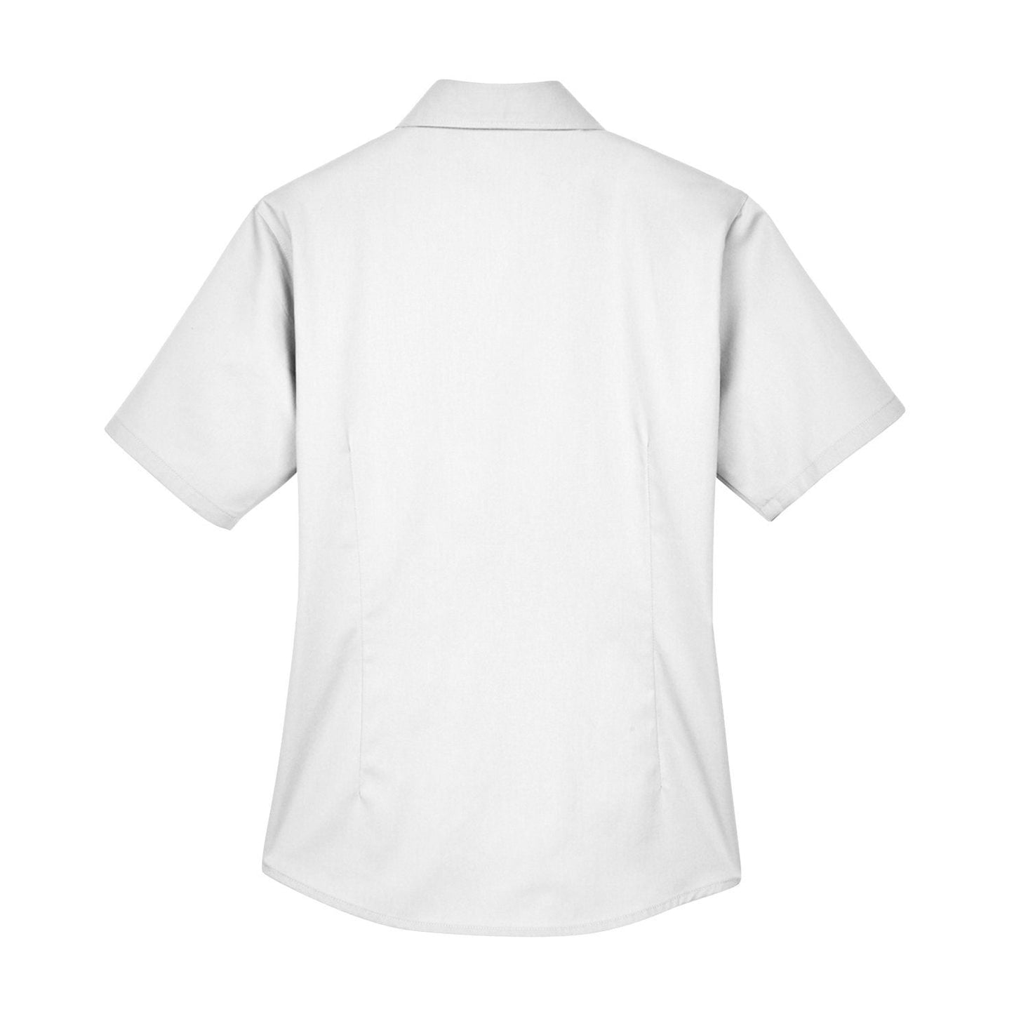 Black Button Up Shirt - Harriton - Short Sleeve Twill