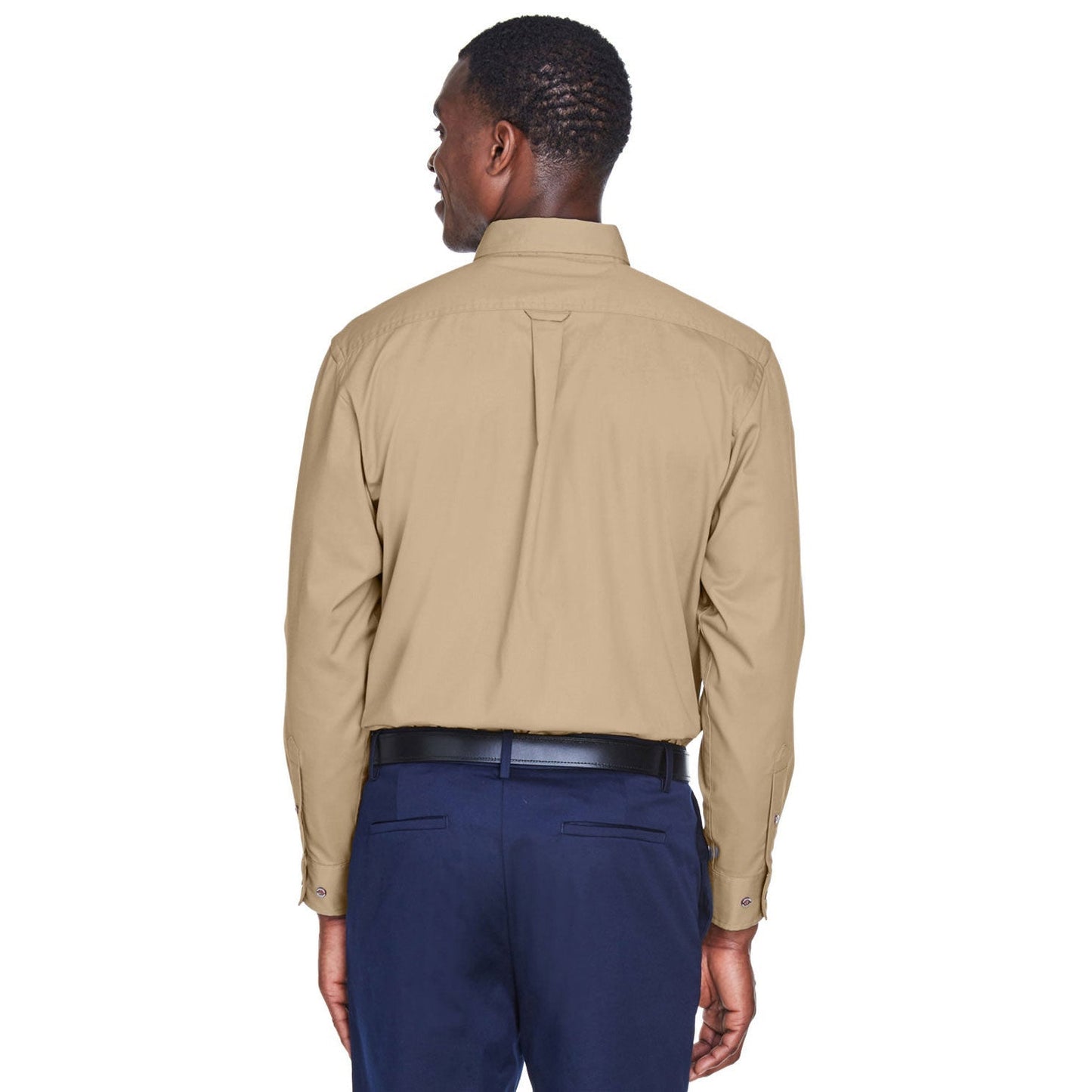 Black Button Up Shirt - Harriton - Stain Resistant