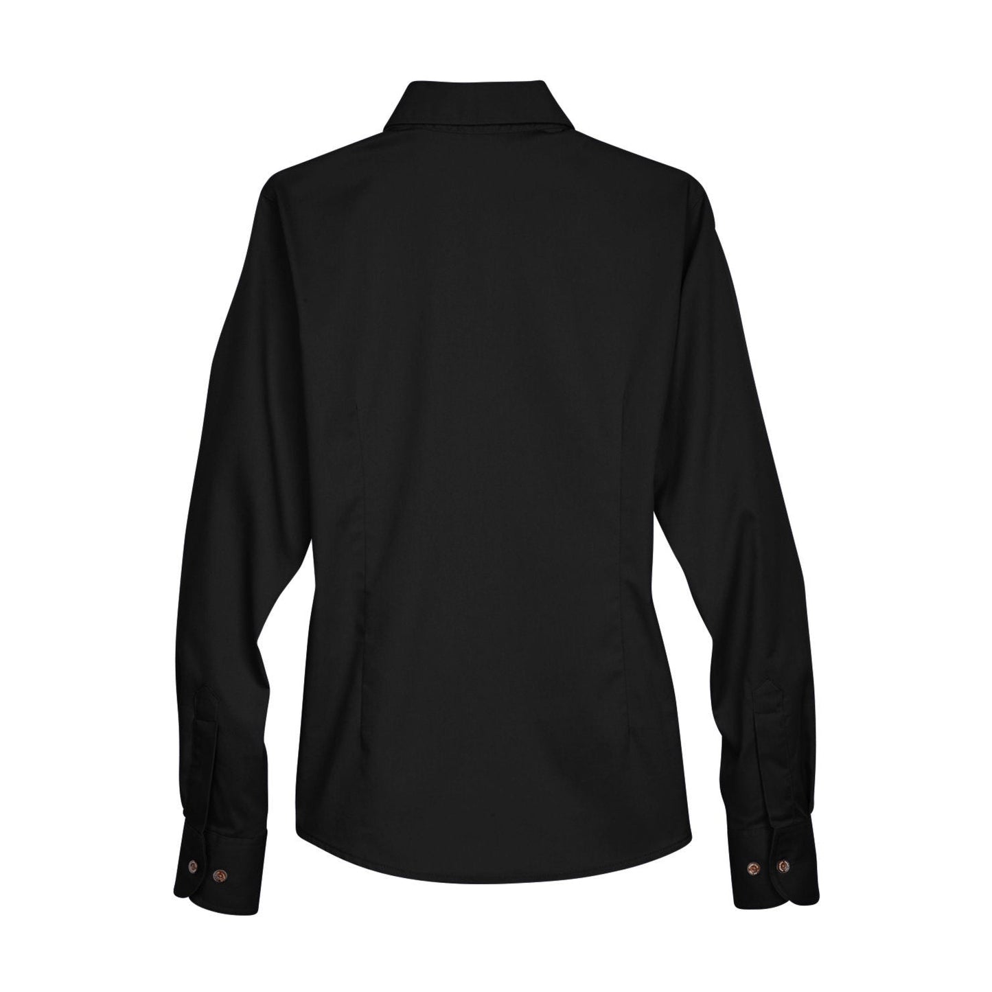 Black Button Up Shirts - Harriton - Easy Blend Twill