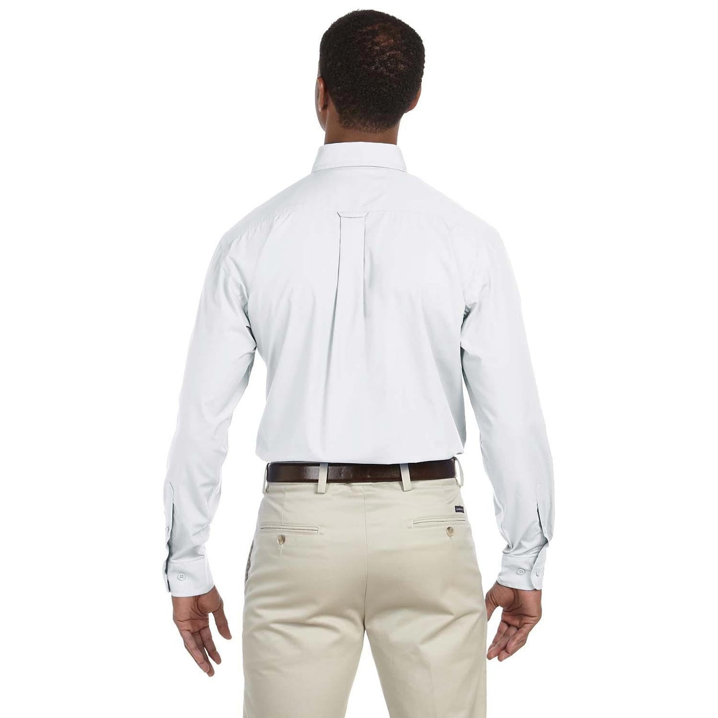 Black Button Up Shirt - Harriton - Essential Fabric