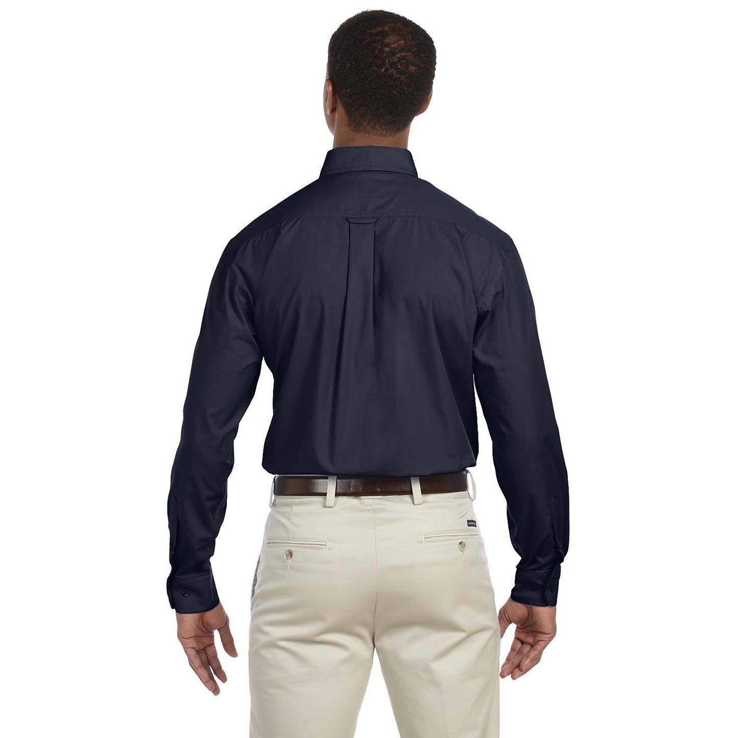 Black Button Up Shirts - Harriton - Comfortable Fit
