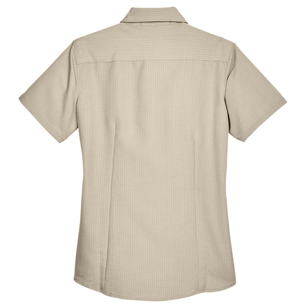 Black Textured Button Up Shirts - Harriton - Soft Fabric