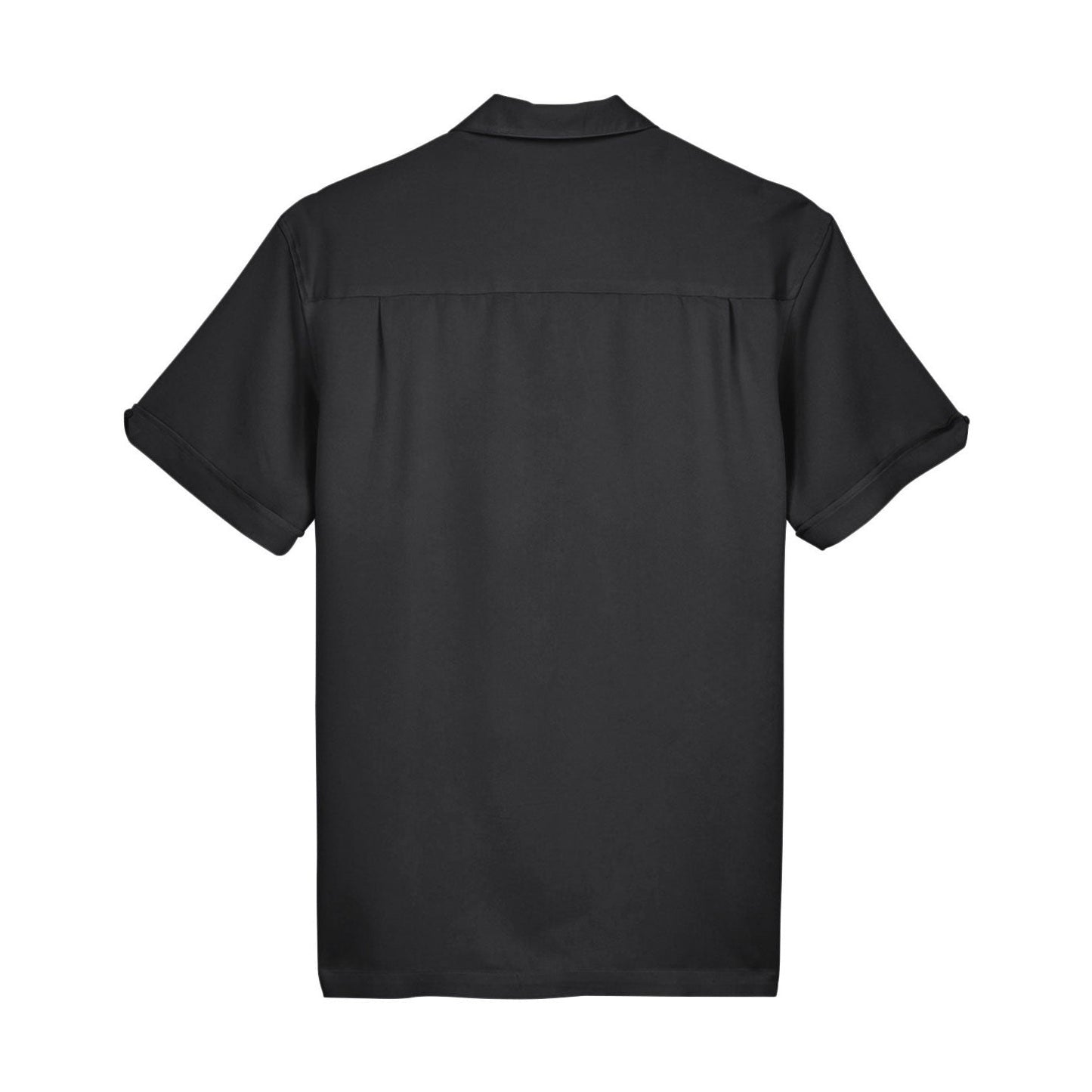 Black/Creme Button Up Shirt - Harriton - Two-Tone Style