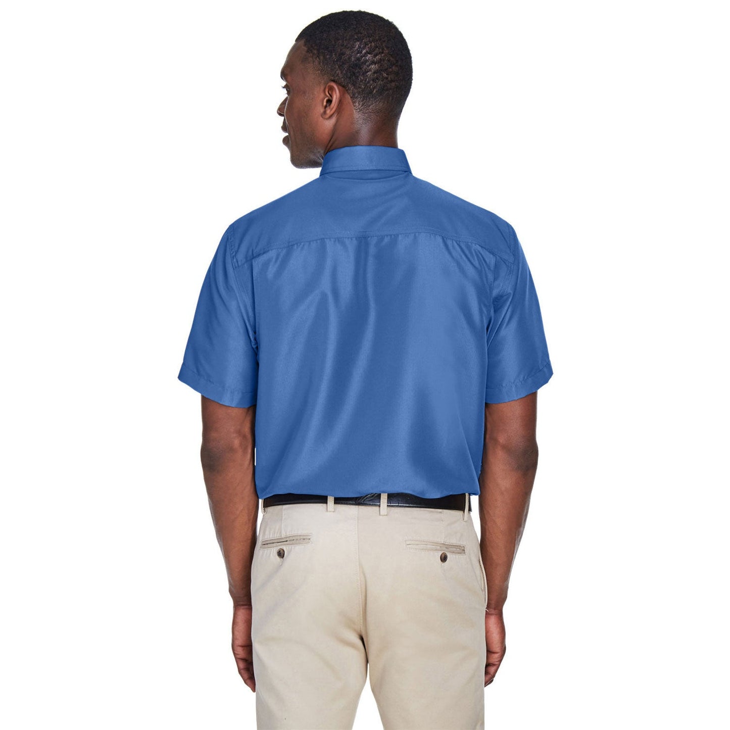 Black Button Up Shirts - Harriton - Short Sleeve Performance