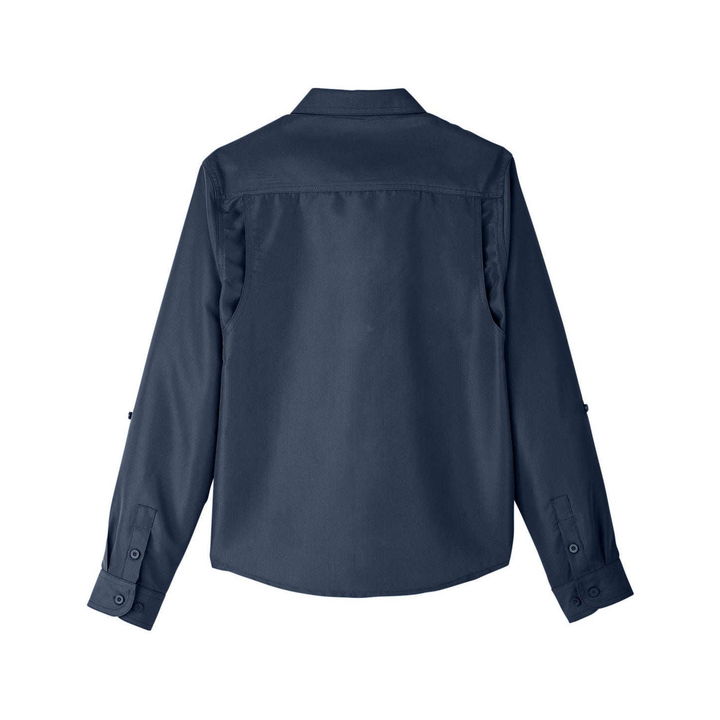 Black Button Up Shirt - Harriton - Performance Fabric