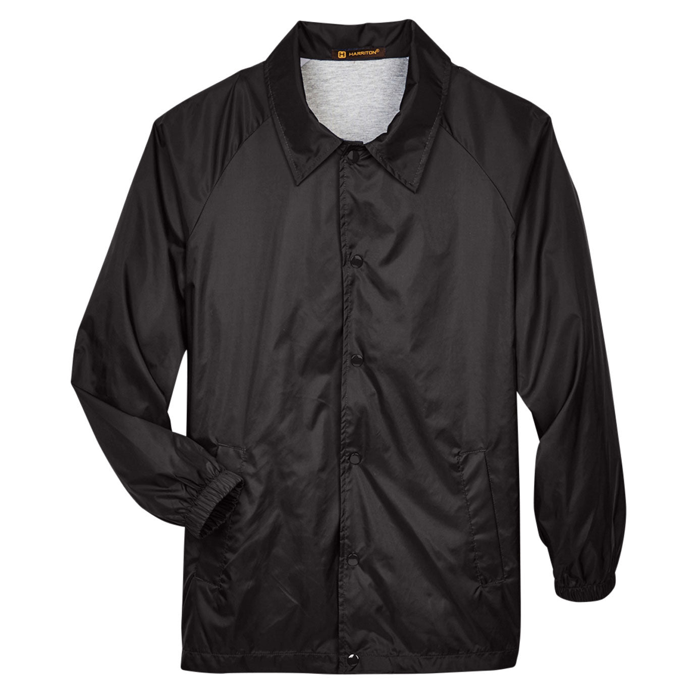 Black Jackets - Harriton - Nylon Staff Jacket