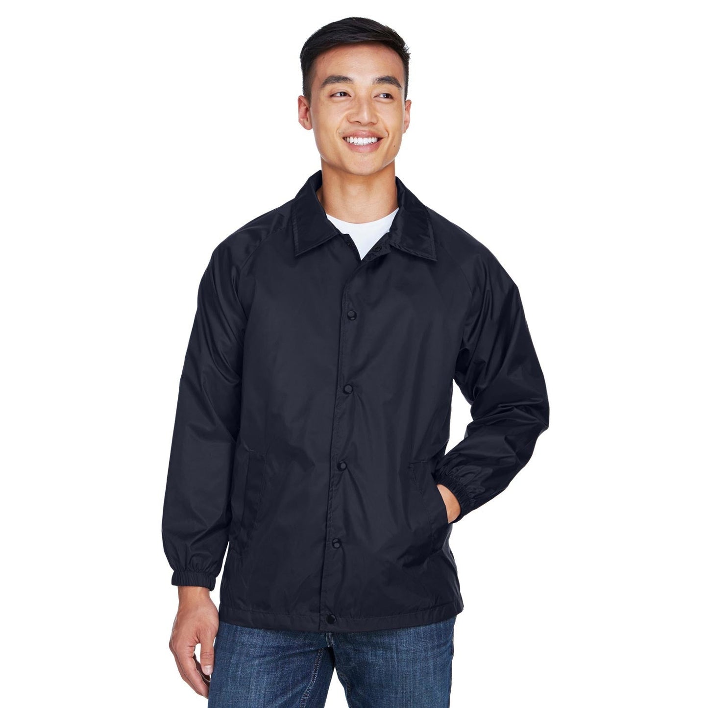 Black Jackets - Harriton - Nylon Staff Jacket