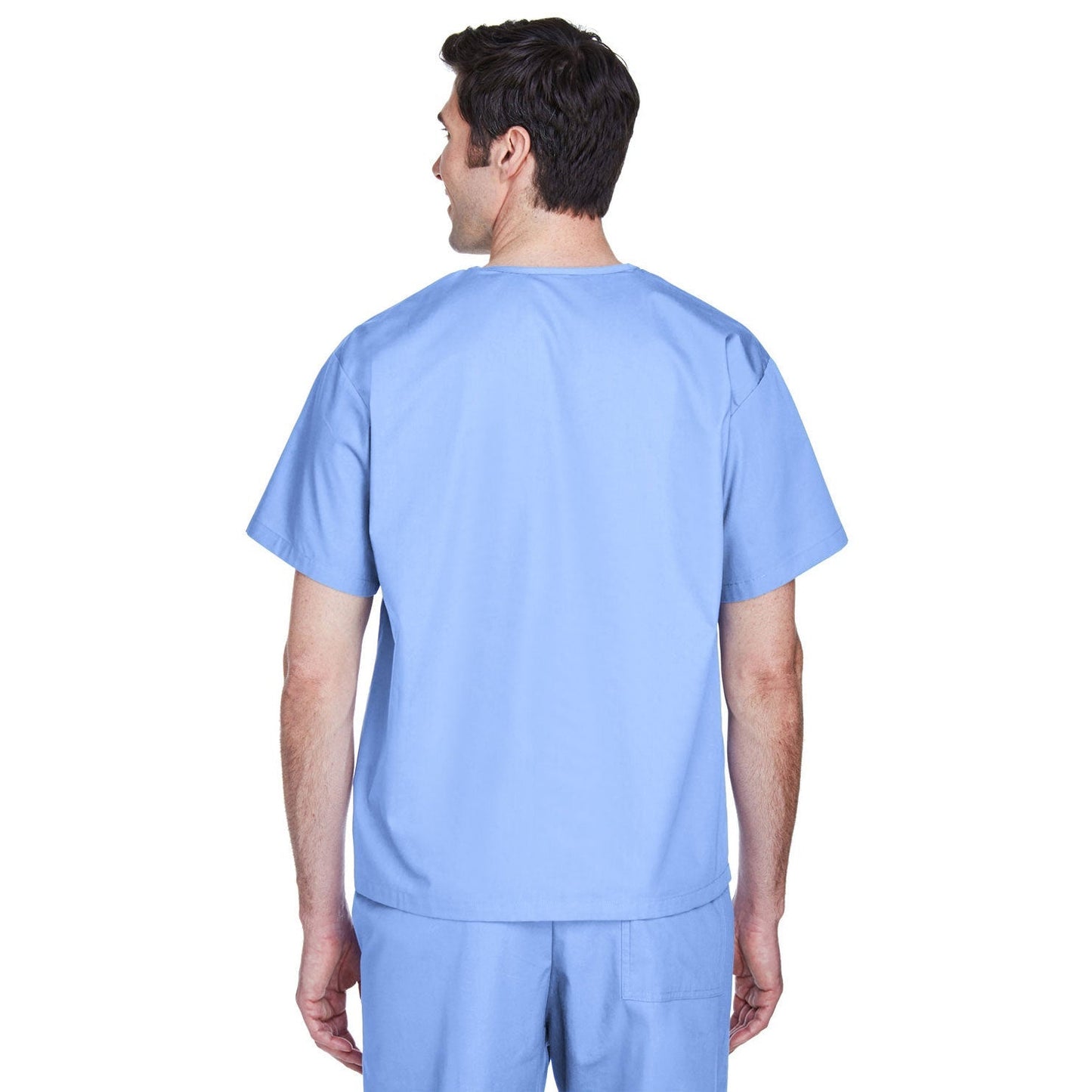 Black Scrub Tops - Harriton - Lightweight Cotton Blend