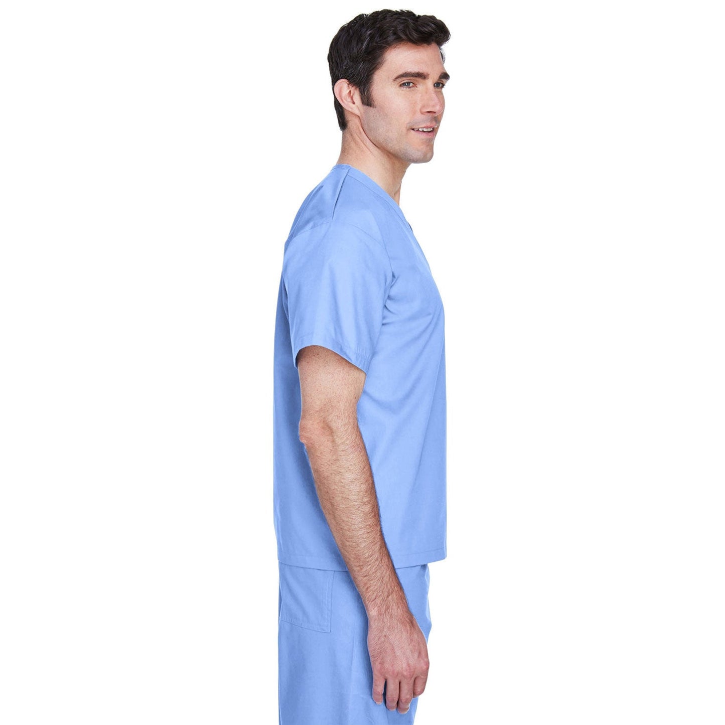 Black Scrub Tops - Harriton - Lightweight Cotton Blend