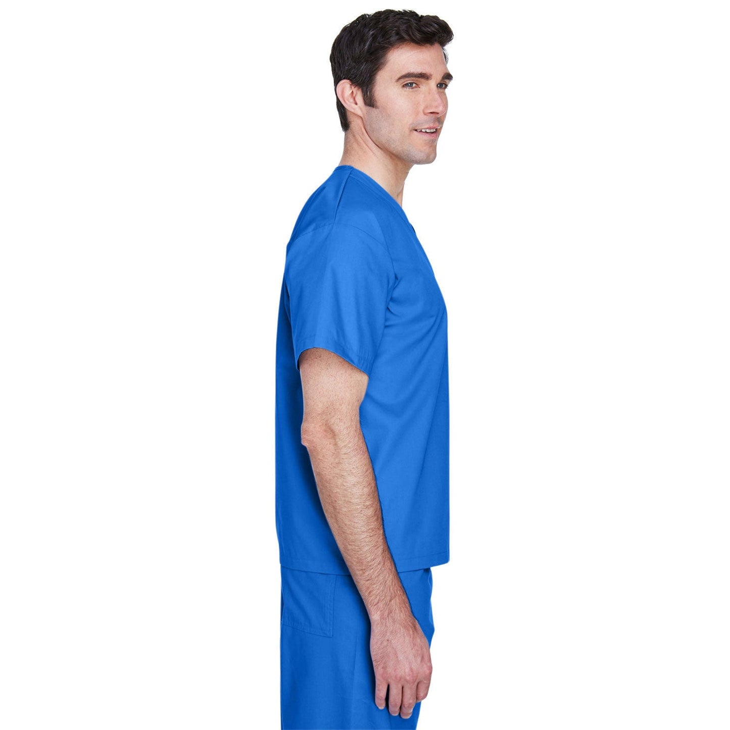 Black Scrub Tops - Harriton - Lightweight Cotton Blend