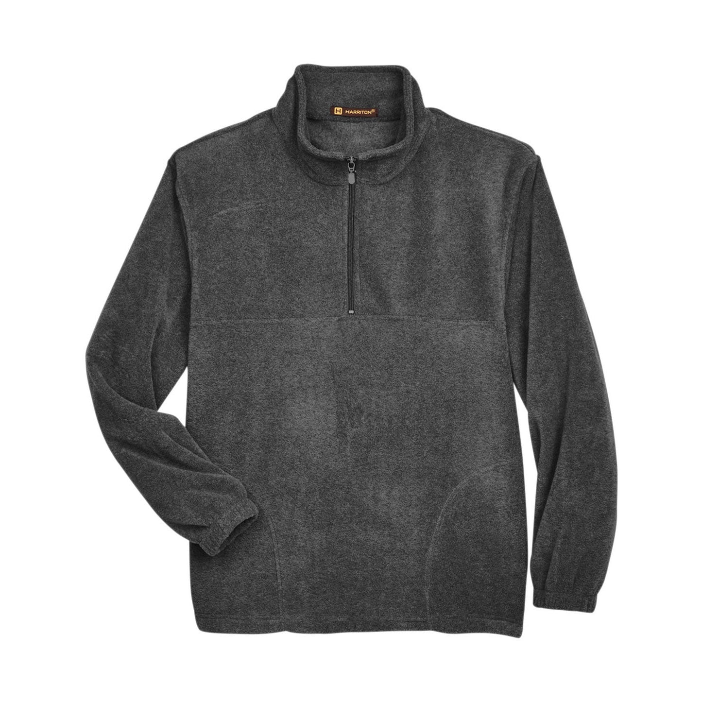 Black Jacket - Harriton - Soft Fleece Pullover - Comfortable Wear
