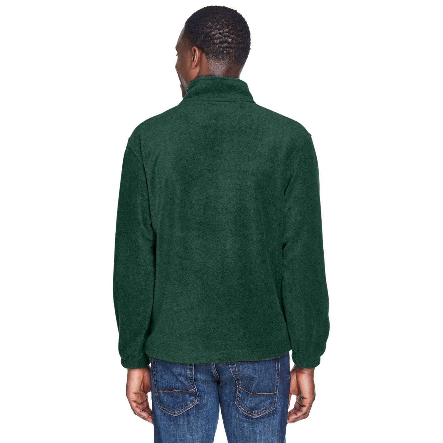 Black Jacket - Harriton - Soft Fleece Pullover - Comfortable Wear