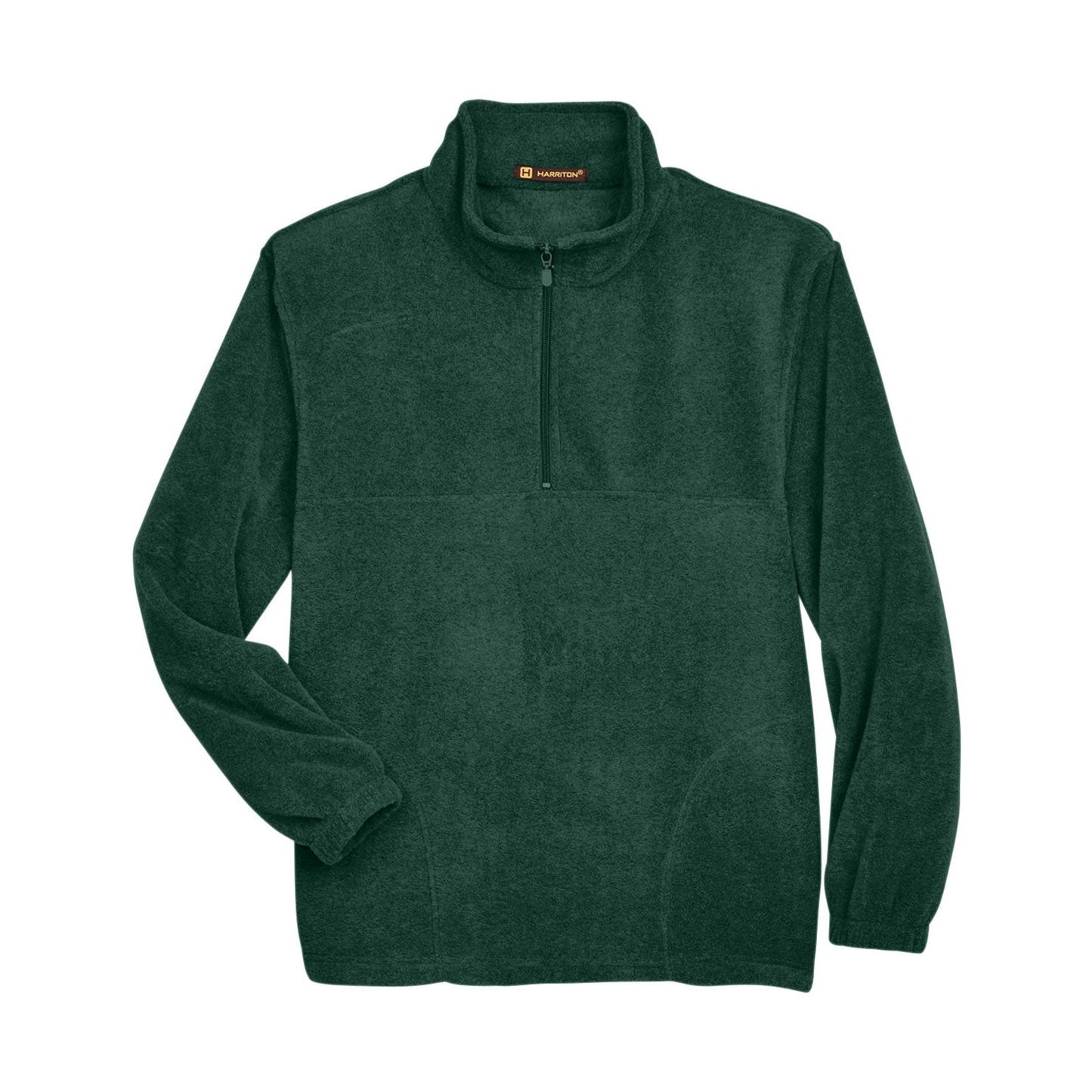 Black Jacket - Harriton - Soft Fleece Pullover - Comfortable Wear