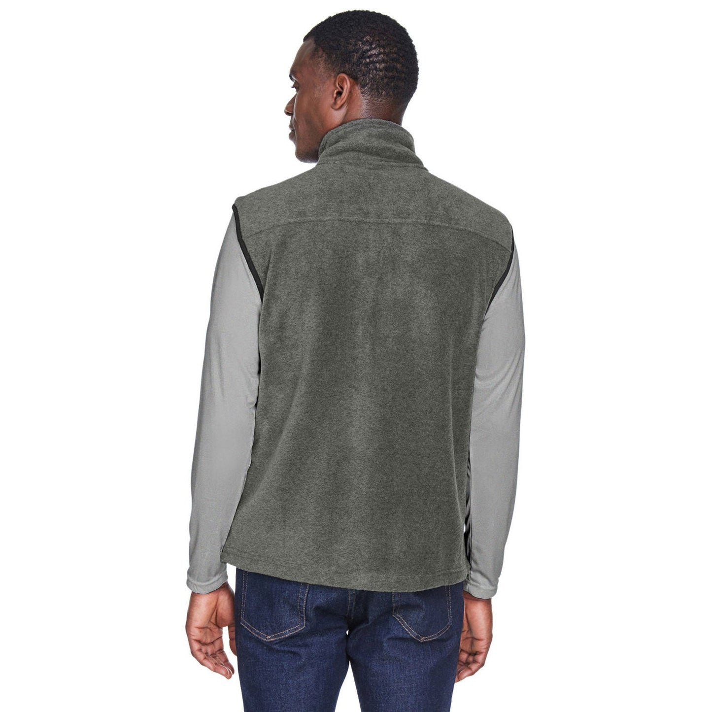 Black Vests - Harriton - Soft Polyester Fleece