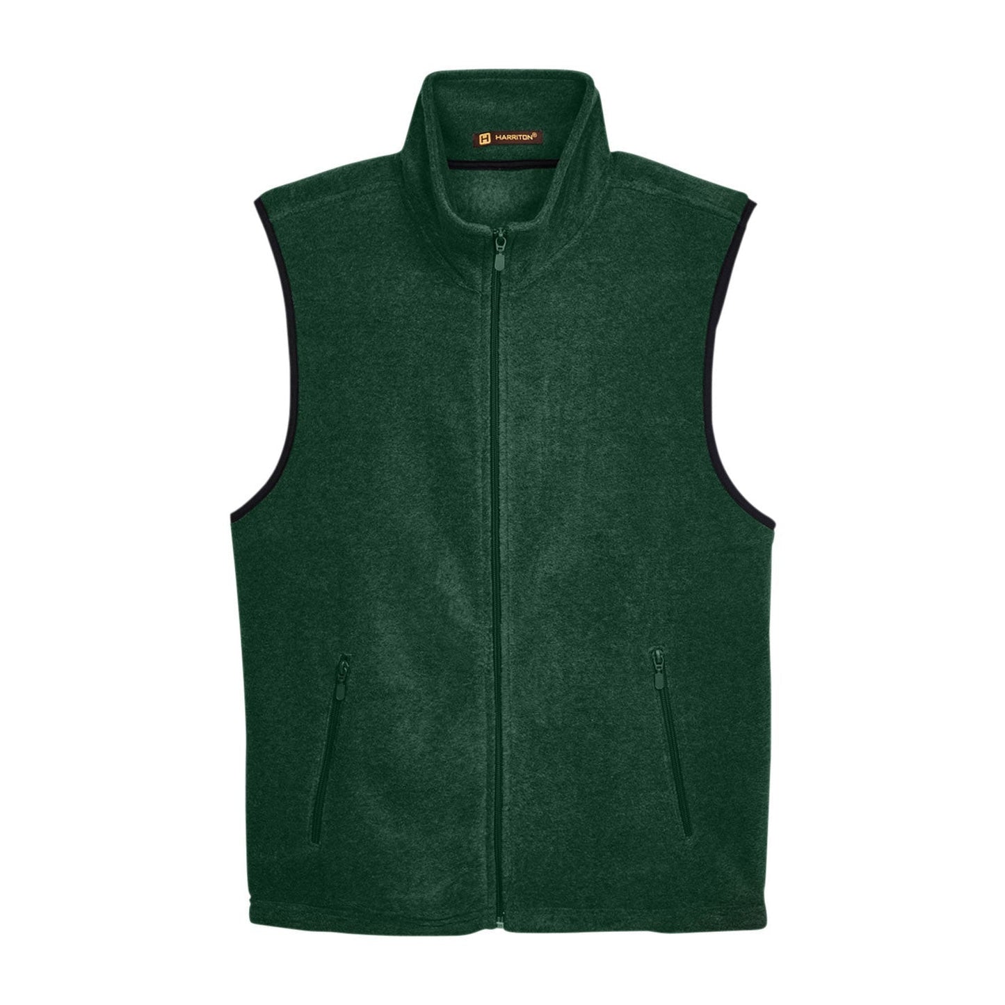 Black Vests - Harriton - Soft Polyester Fleece