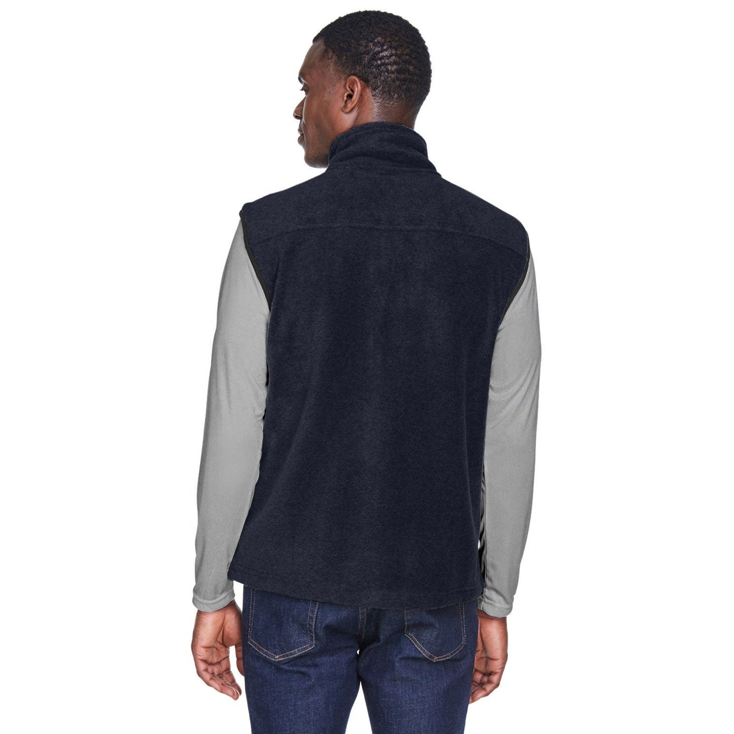 Black Vests - Harriton - Soft Polyester Fleece