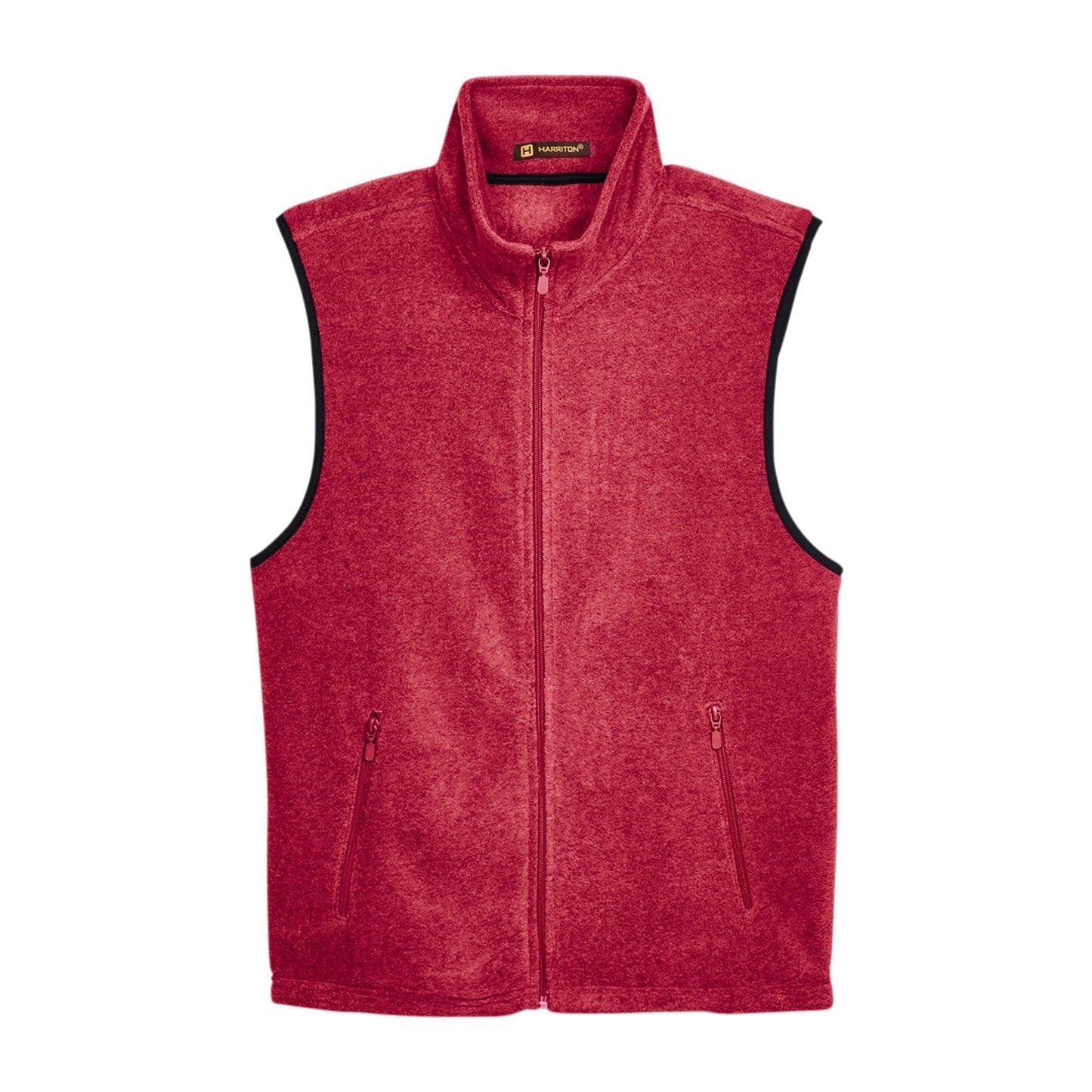 Black Vests - Harriton - Soft Polyester Fleece