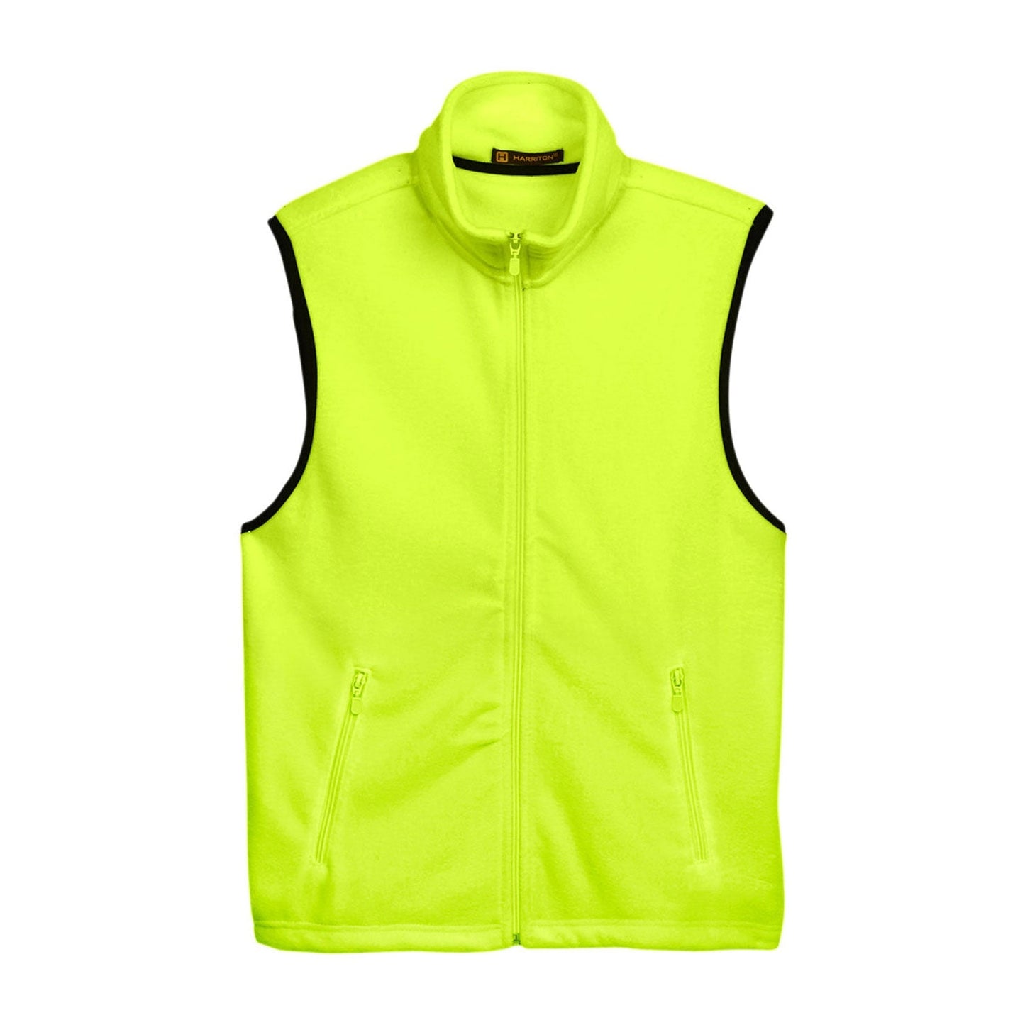 Black Vests - Harriton - Soft Polyester Fleece