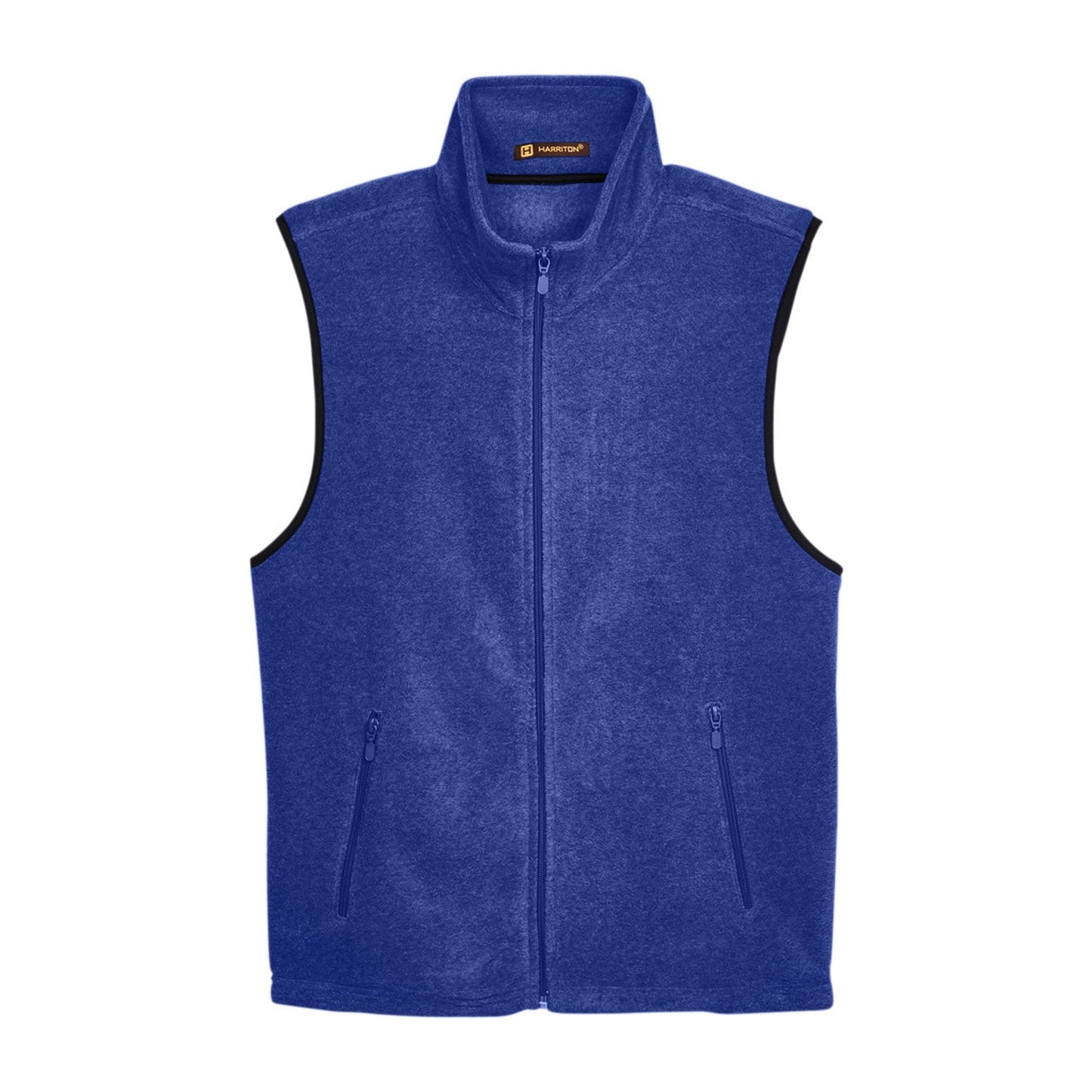 Black Vests - Harriton - Soft Polyester Fleece