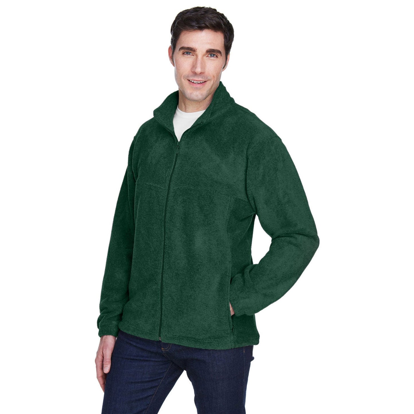 Black Jackets - Harriton - Full Zip Fleece - Soft Style