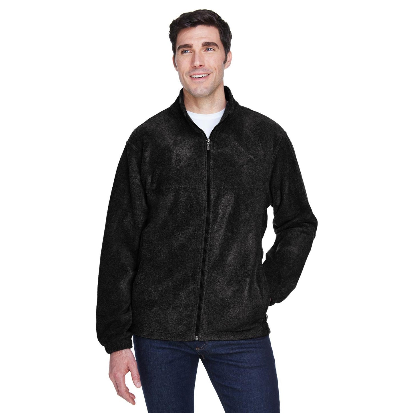 Black Jackets - Soft Fleece - Harriton - Comfortable Wear