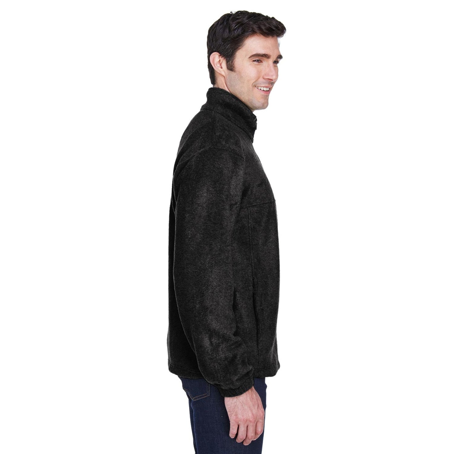 Black Jackets - Soft Fleece - Harriton - Comfortable Wear