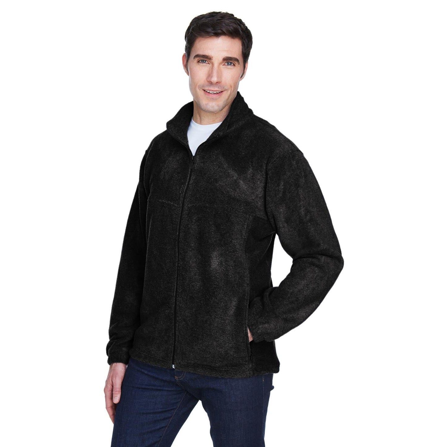Black Jackets - Soft Fleece - Harriton - Comfortable Wear