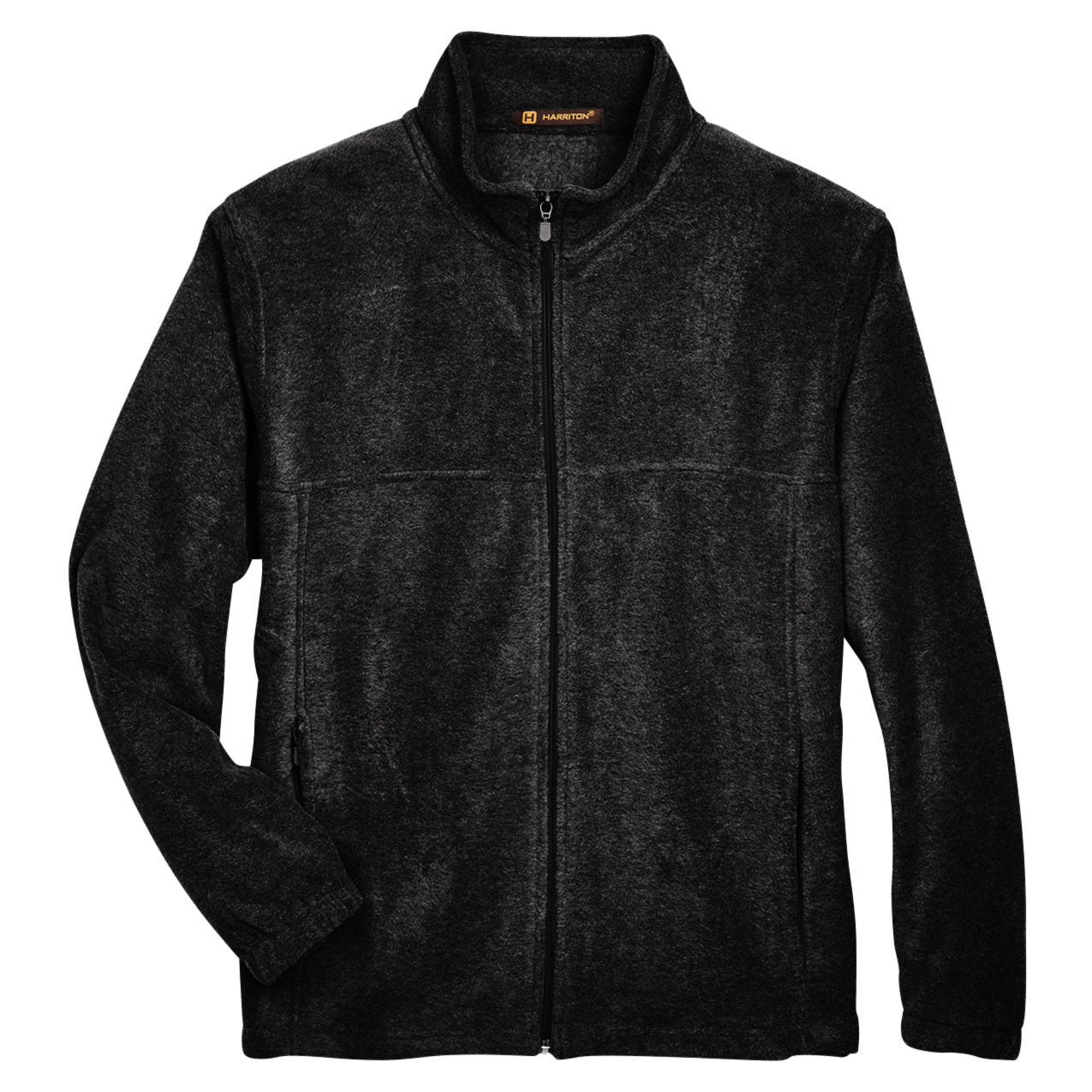 Black Jackets - Soft Fleece - Harriton - Comfortable Wear