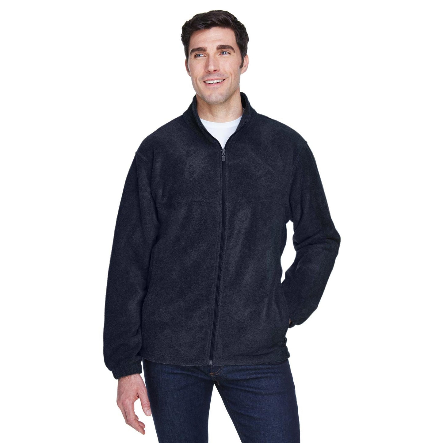 Black Jackets - Soft Fleece - Harriton - Comfortable Wear