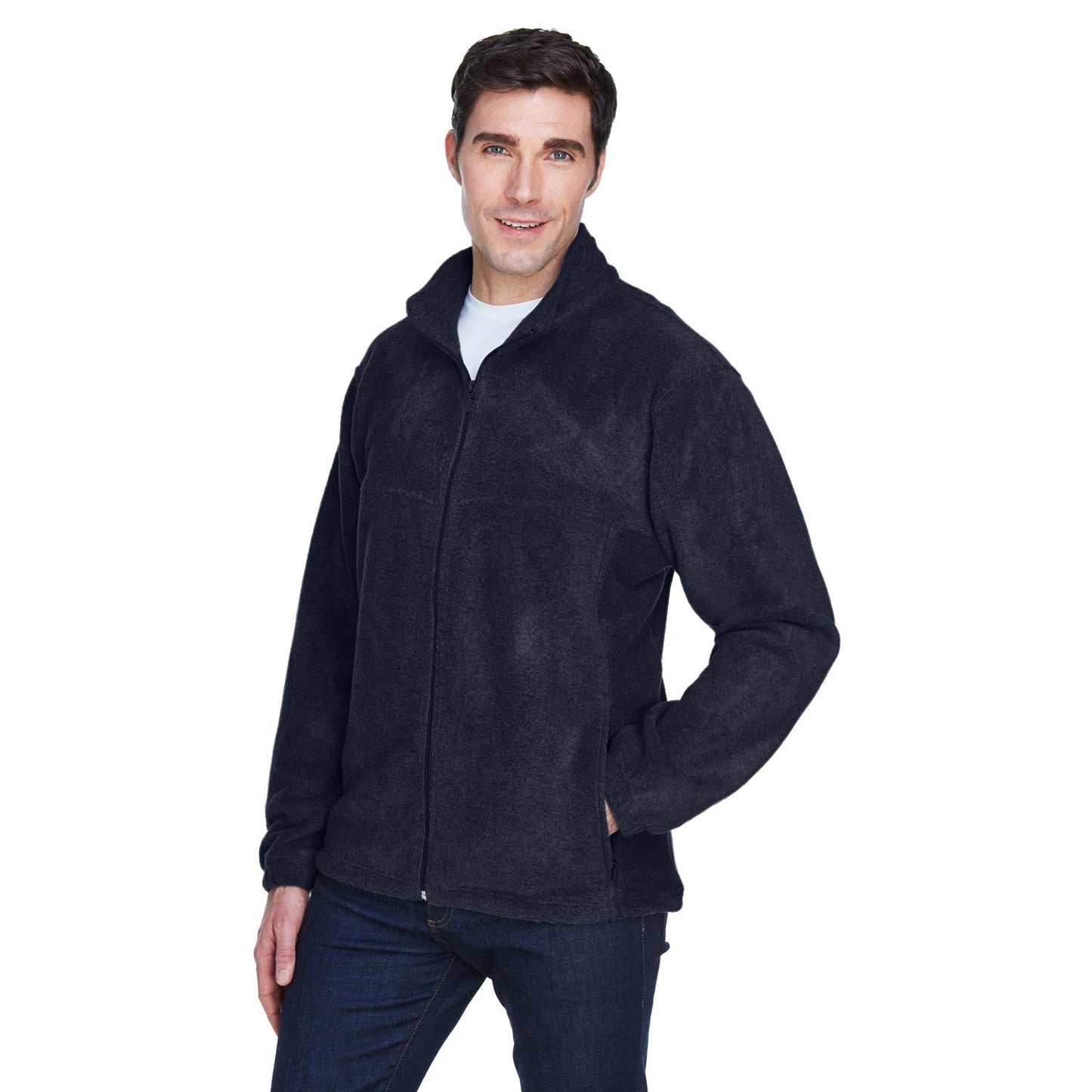 Black Jackets - Soft Fleece - Harriton - Comfortable Wear