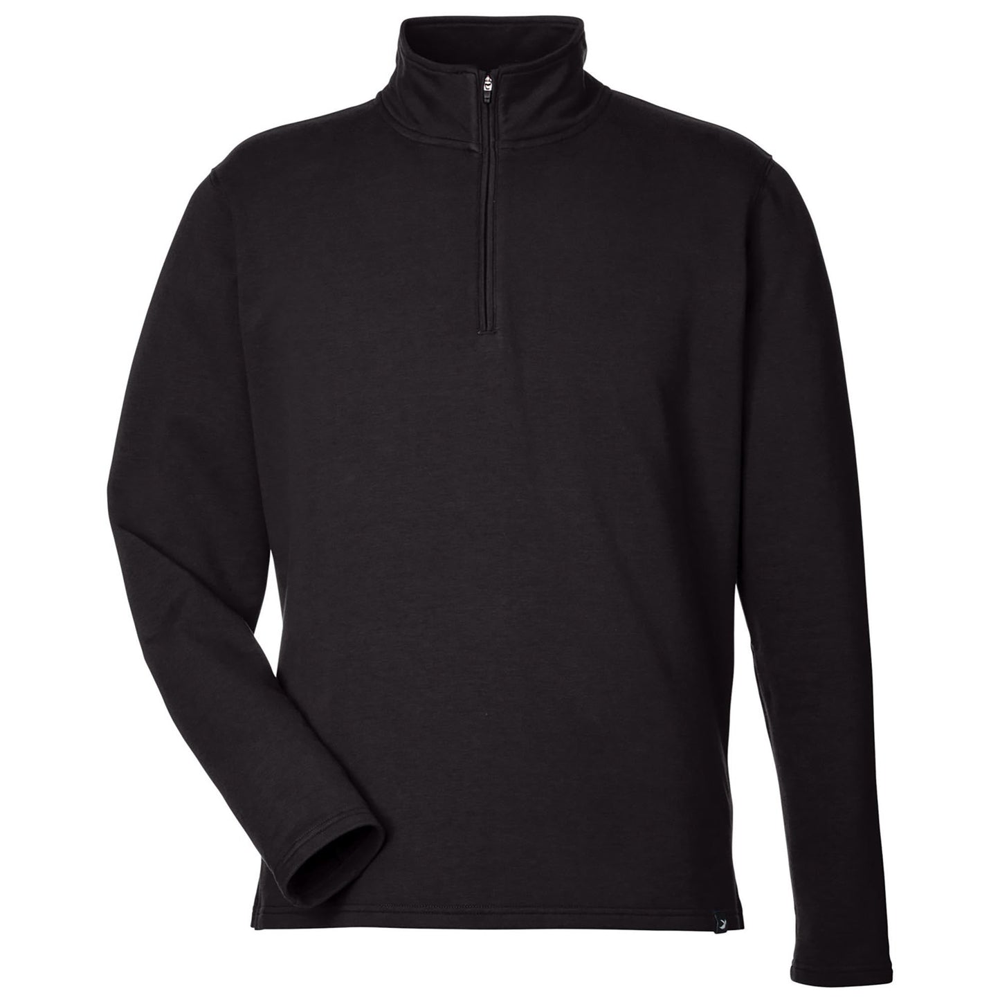 Black Sweatshirts - Cozy Quarter-Zip - Glyder - Soft Fleece