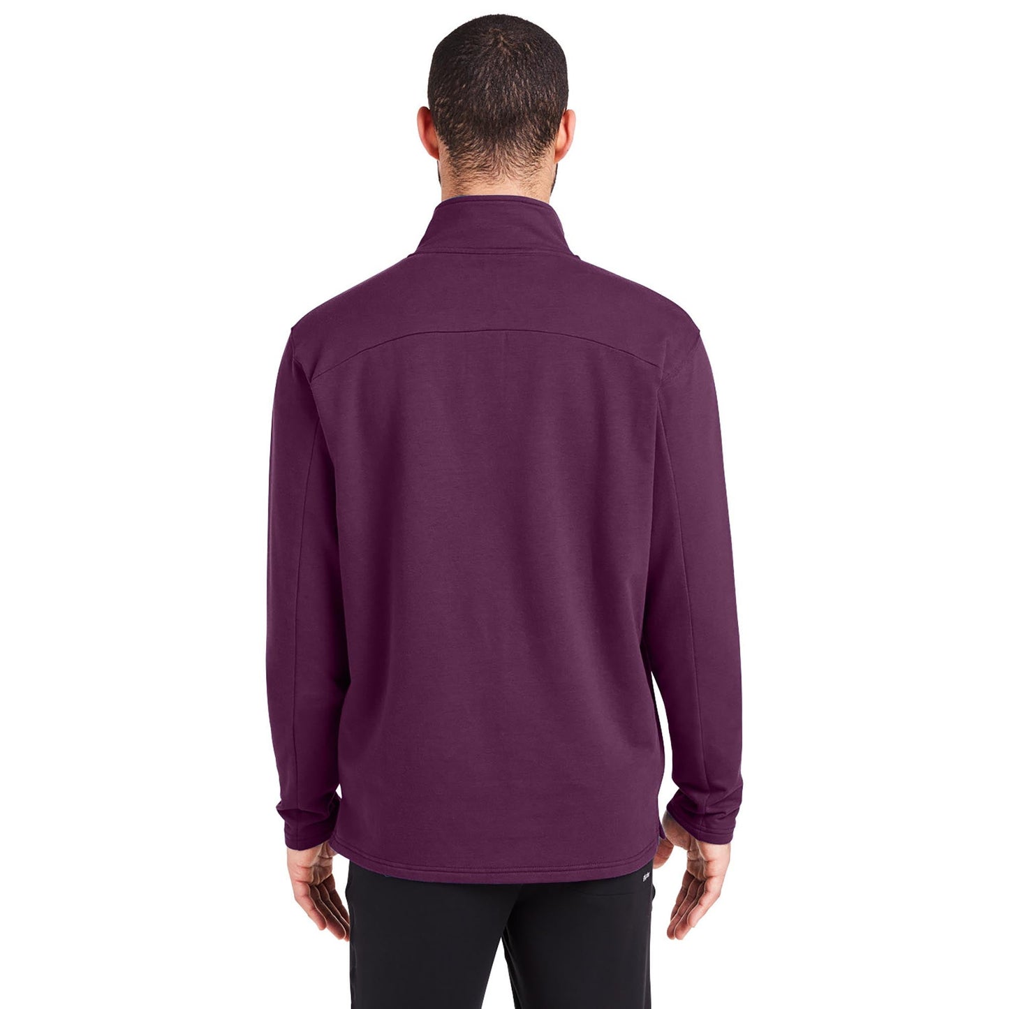 Black Sweatshirts - Cozy Quarter-Zip - Glyder - Soft Fleece