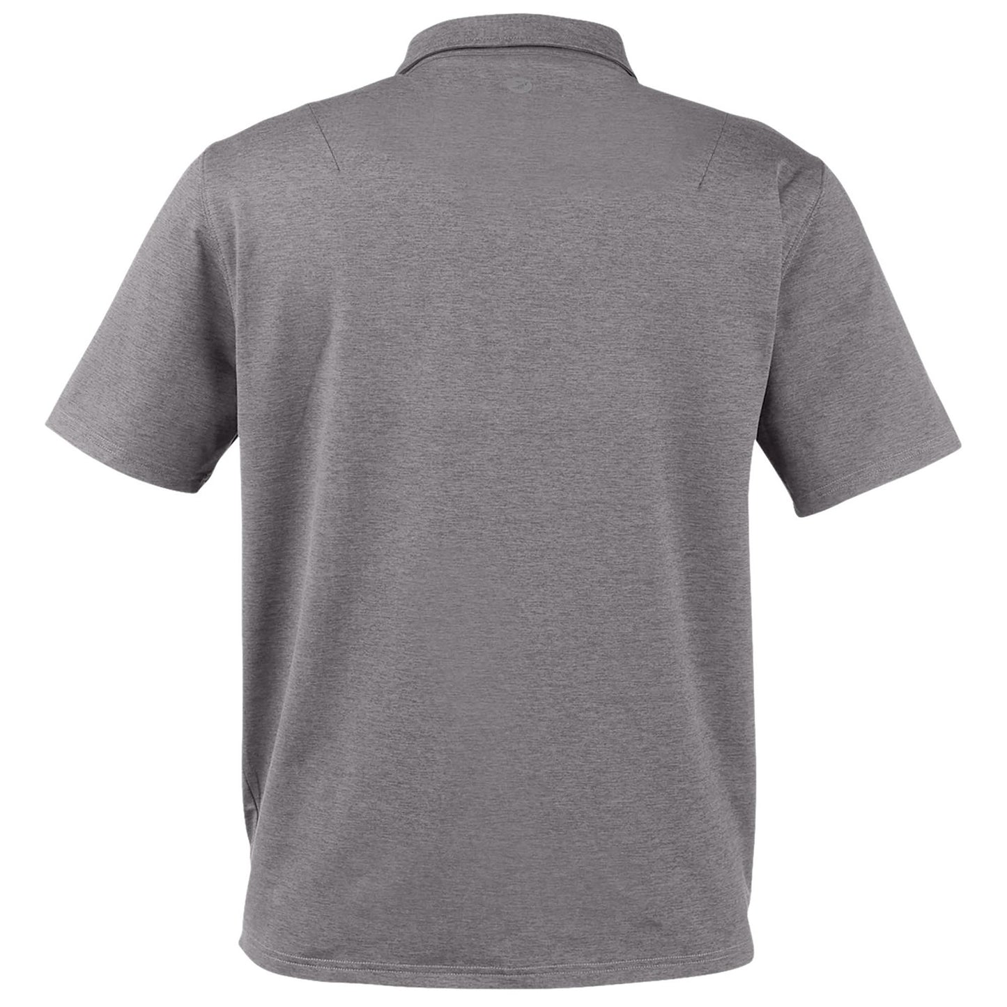 Black Polo Shirts - Glyder - Marbled Jersey Fabric