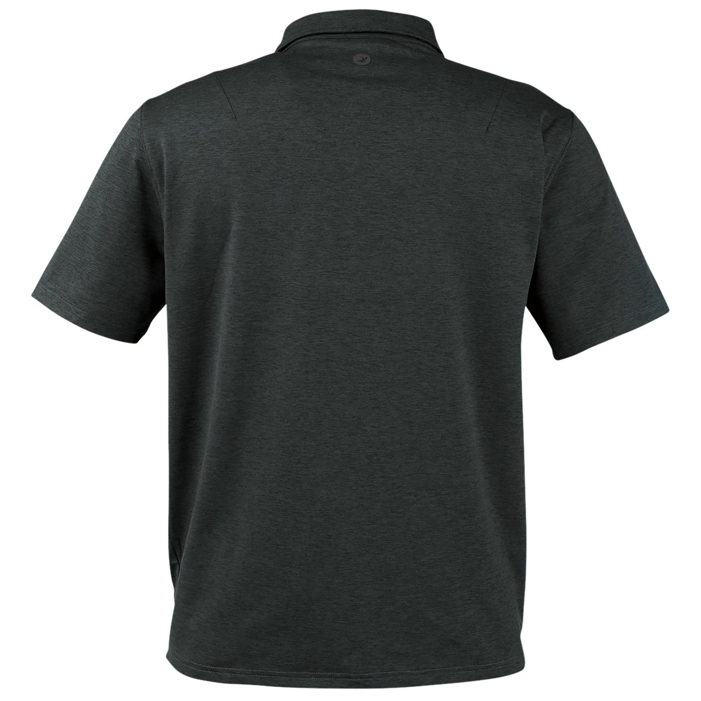 Black Polo Shirts - Glyder - Marbled Jersey Fabric