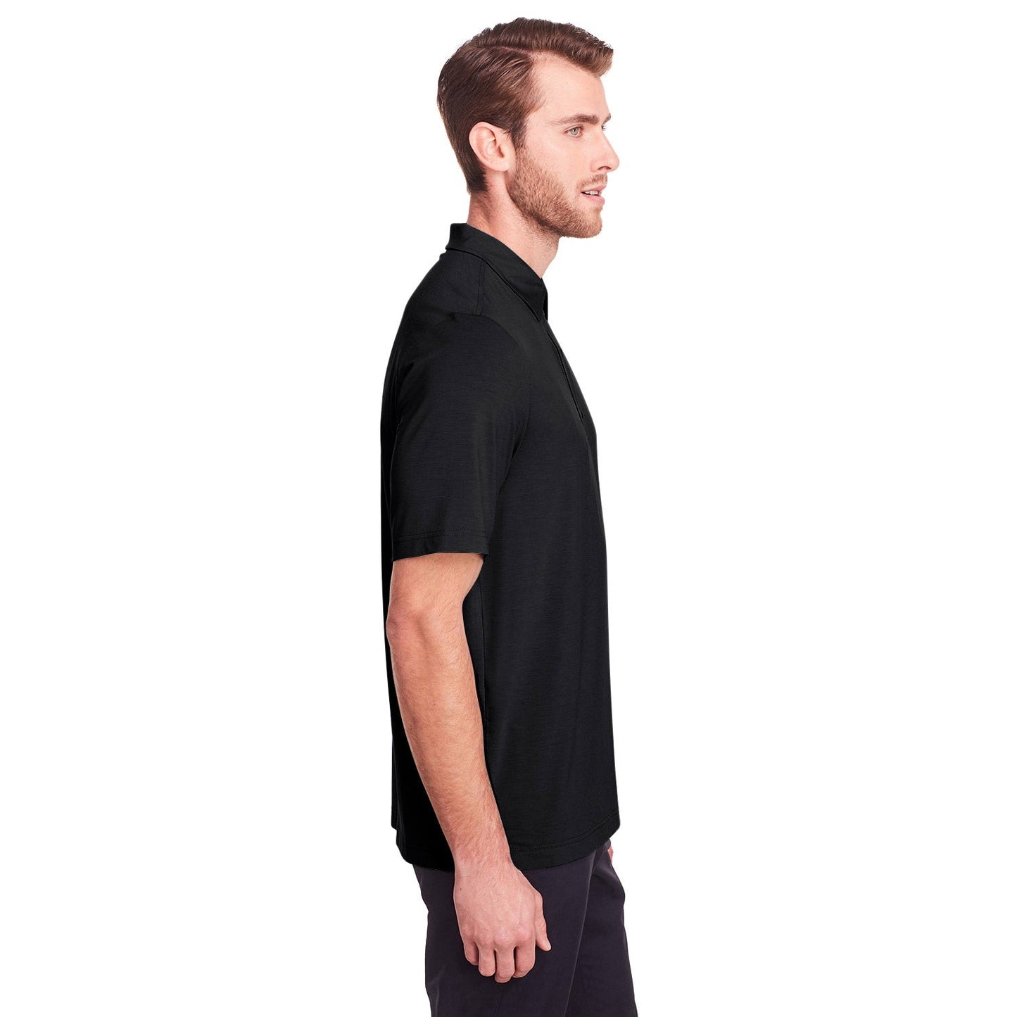 Black Polo Shirt - North End - Stretch Performance