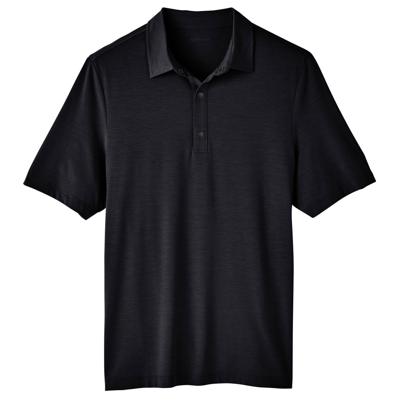 Black Polo Shirt - North End - Stretch Performance