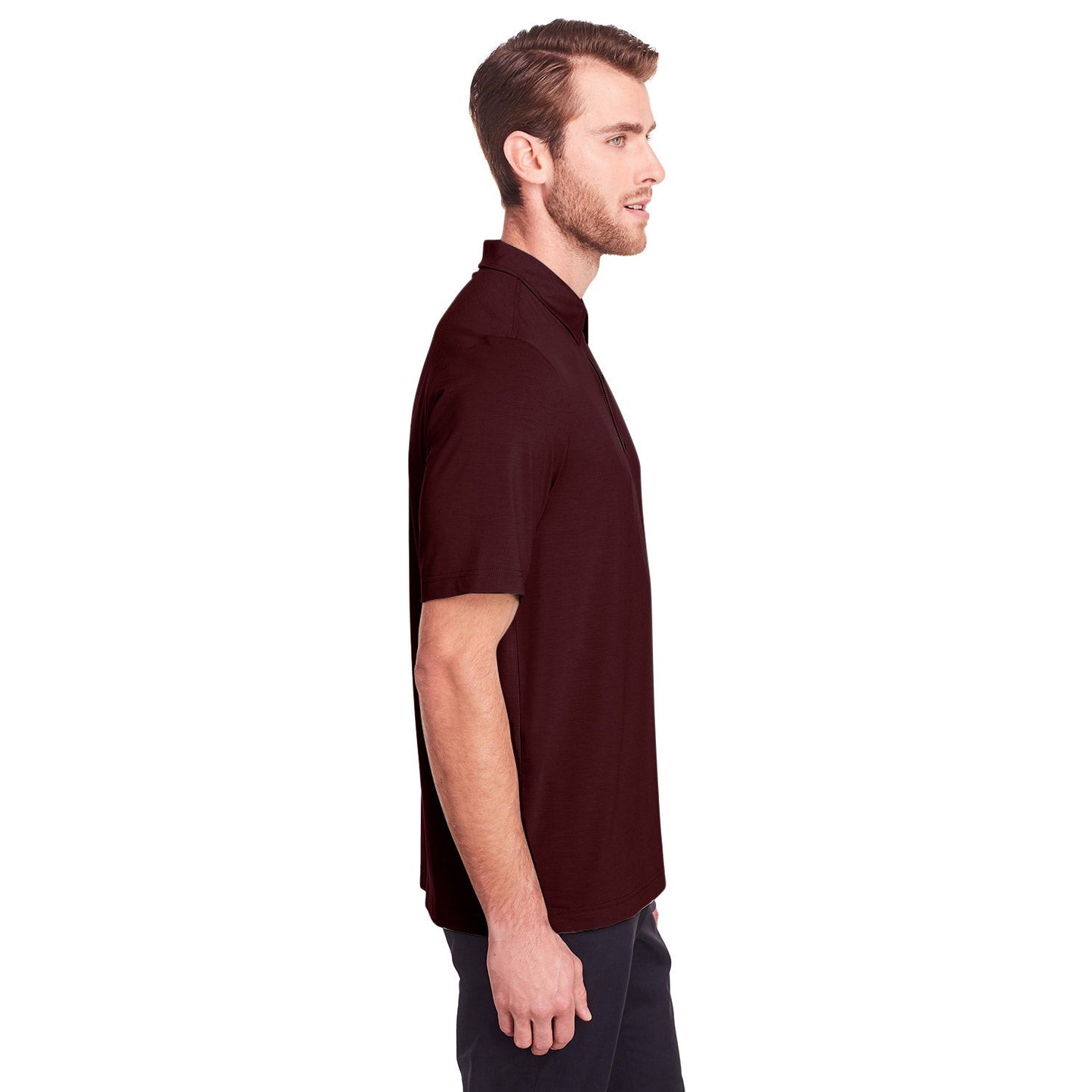 Black Polo Shirt - North End - Stretch Performance